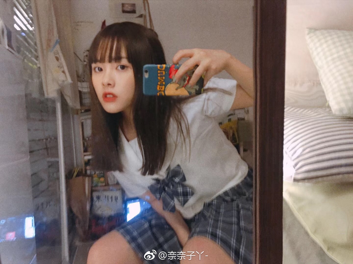  去年的jk少女可爱的一❤️ 
