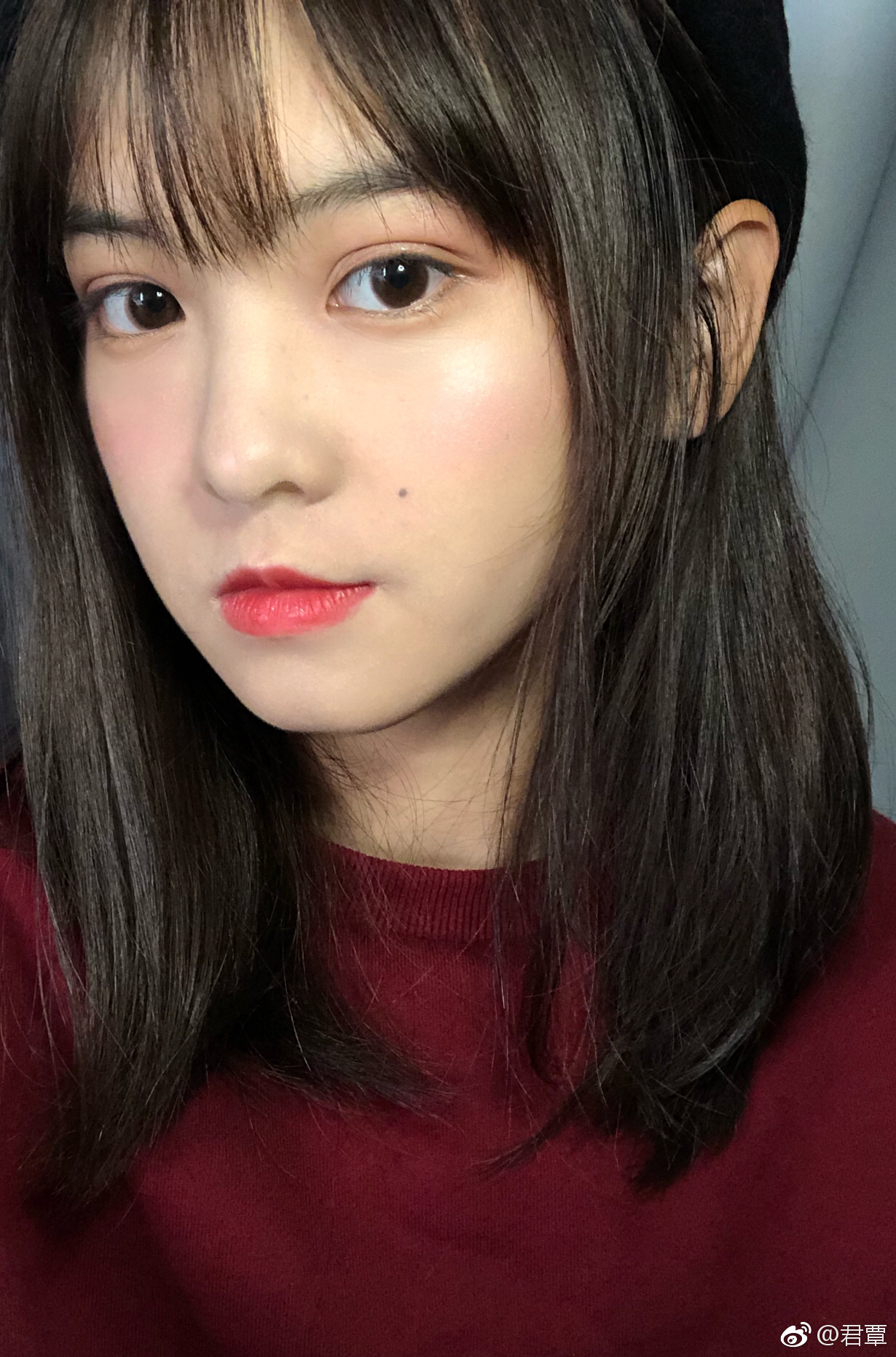  给大家分享一下我平安夜的妆 第一次�...