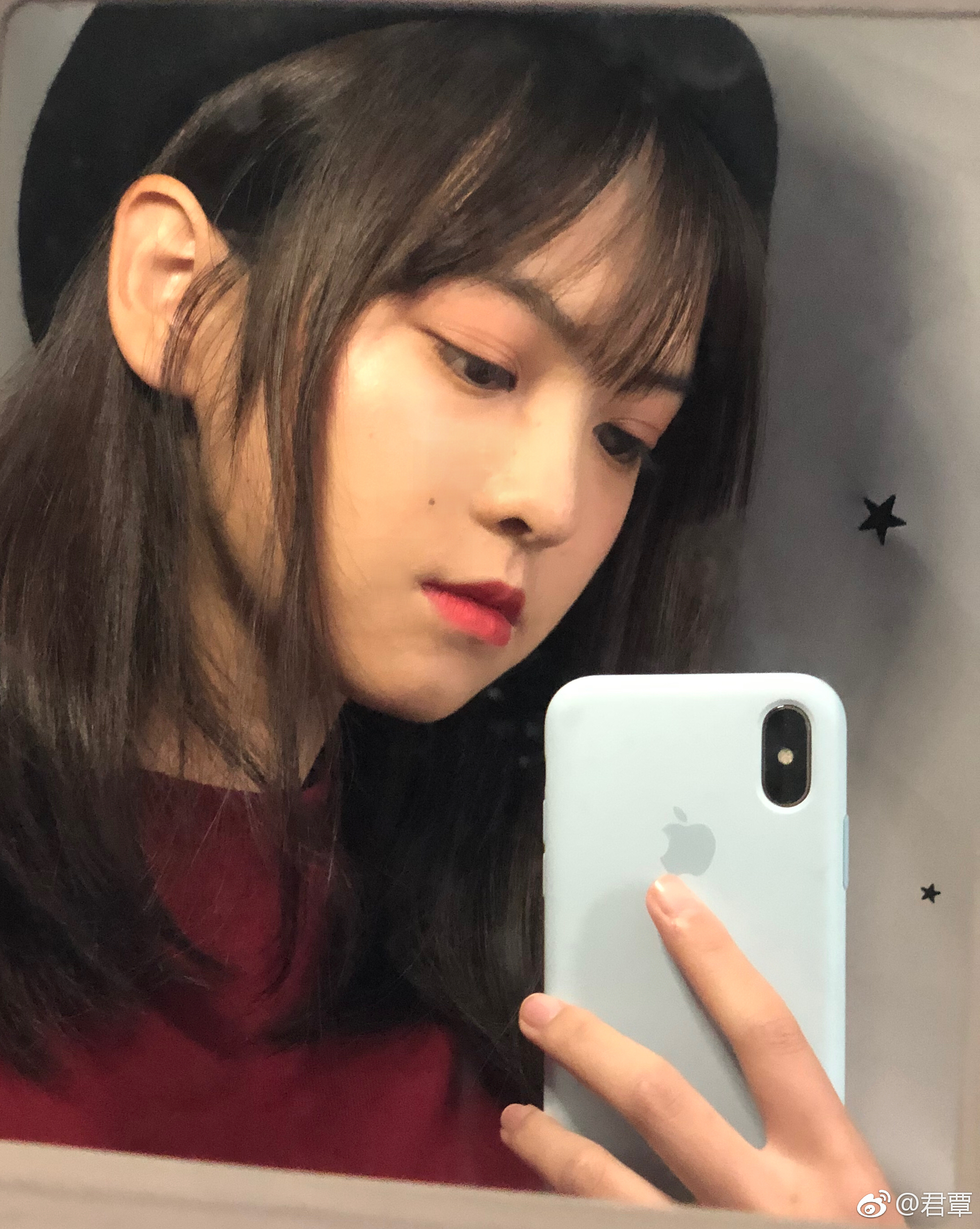  给大家分享一下我平安夜的妆 第一次�...