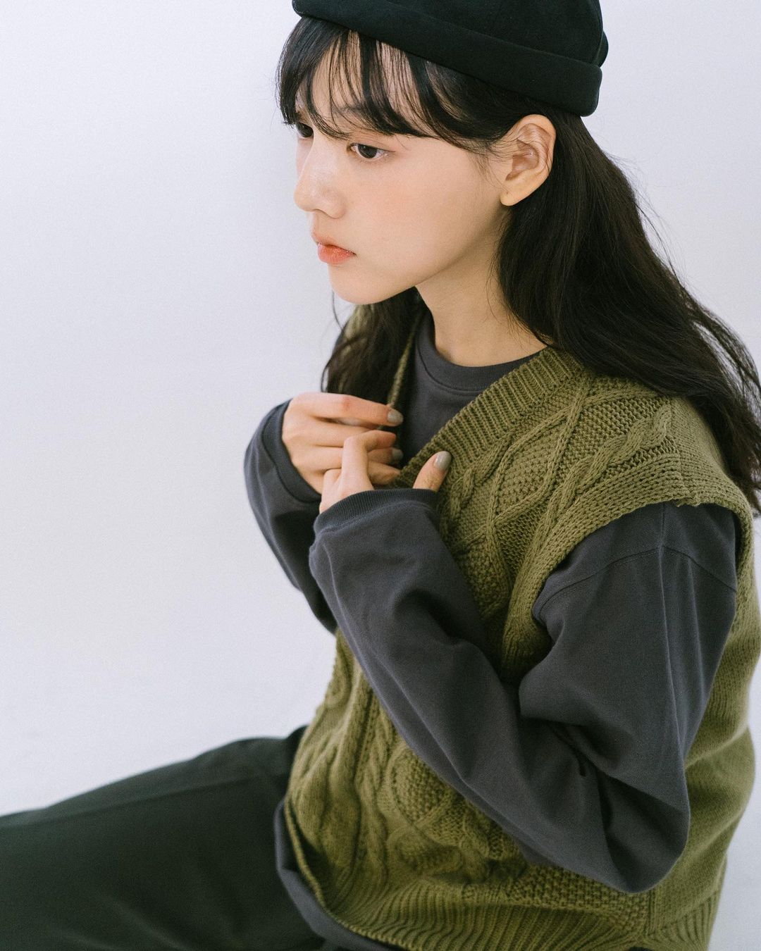  內搭補丁衛衣係本週top1喔～♪
向後碌...