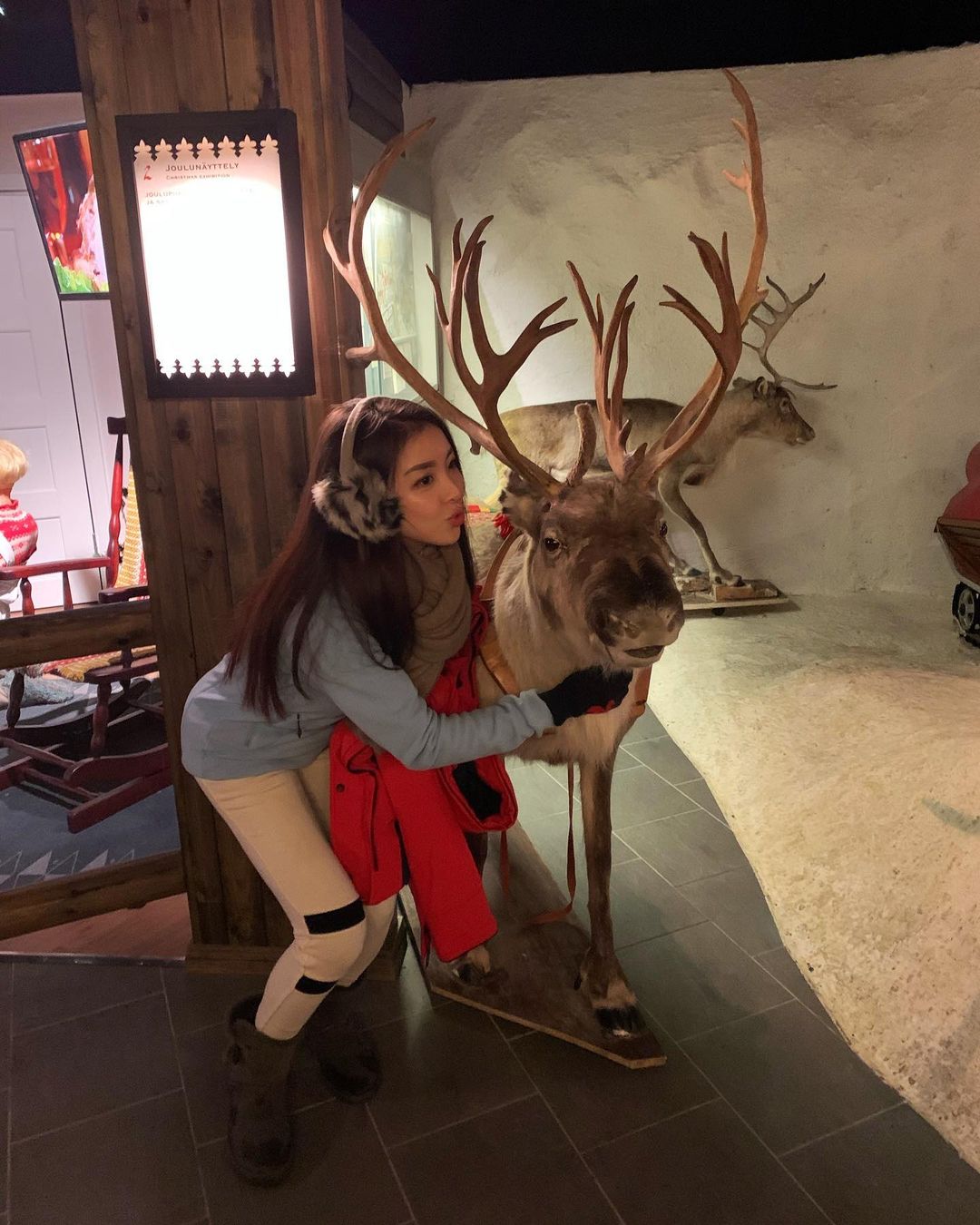  Last Christmas at Santa’s office before I ride w...