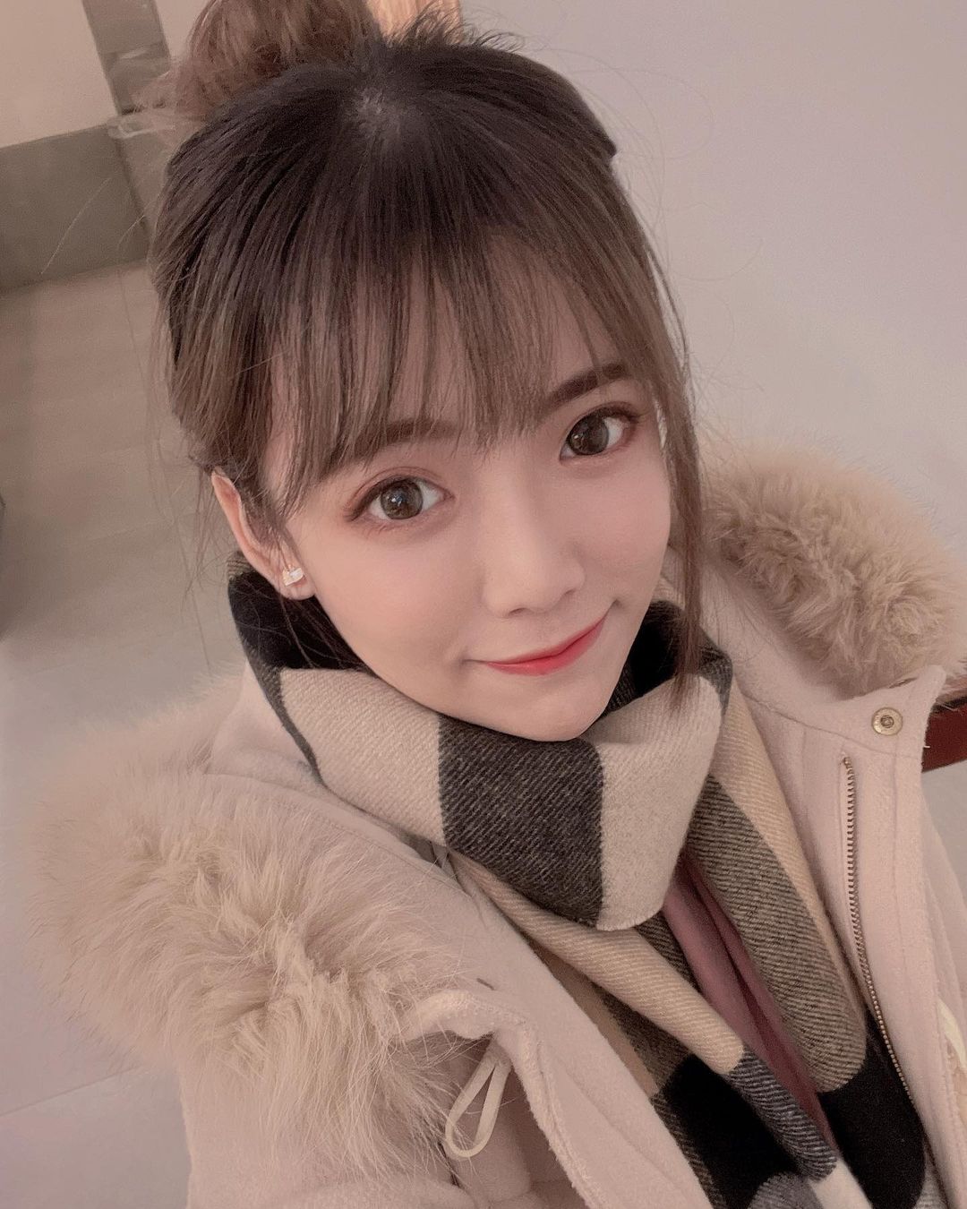  今天丸子頭高3公分^_^
