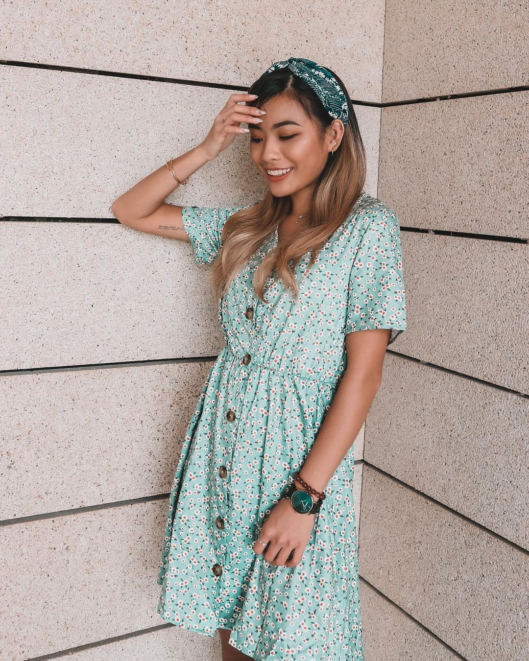 Vintage vibe.
#green #dress #vintage #vibe #flower...