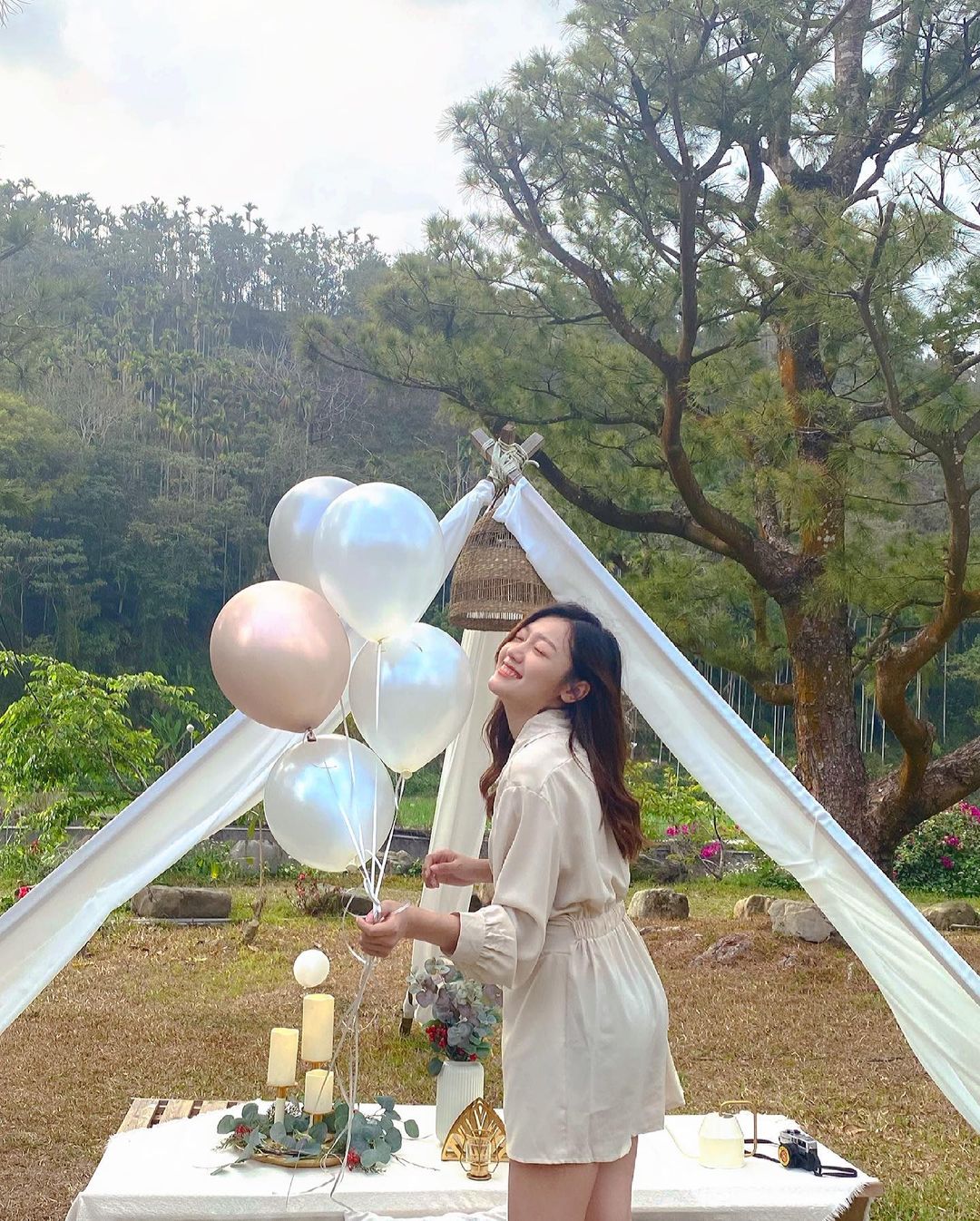  這裏太美啦！哈哈哈哈
這次住很廢的�...
