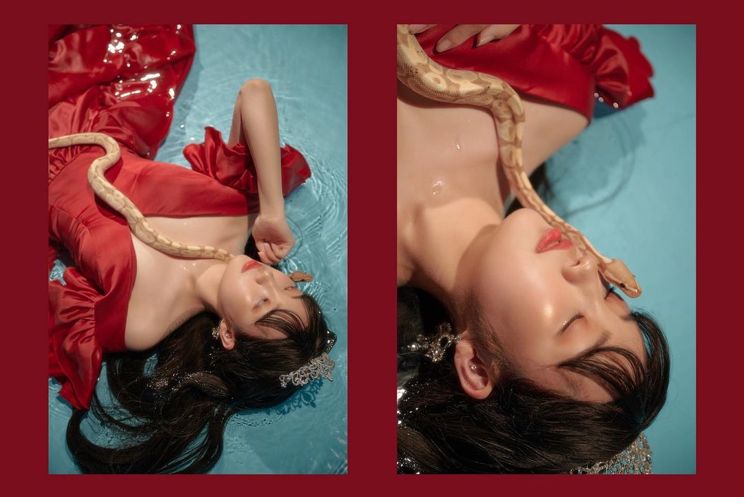  귀여운 뱀이랑 !! 자꾸 보고있으니까 �...