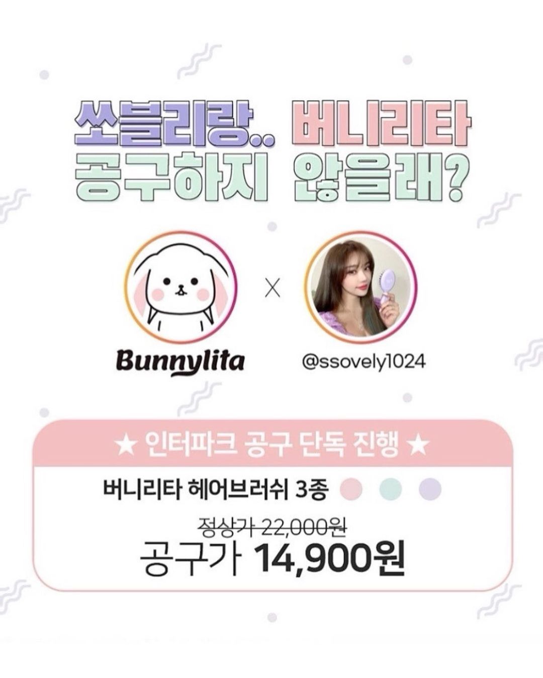  버니리타 미니브러쉬 드뎌 #공구오픈 ...