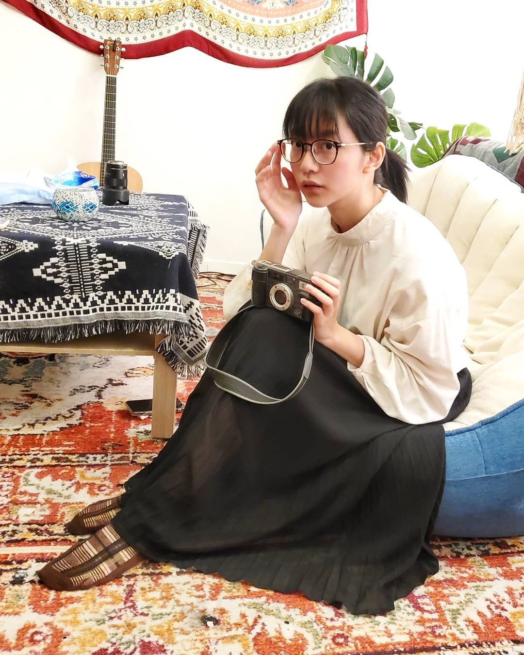  眼鏡娘 x Konica現場監督。
【 素人㝍真...
