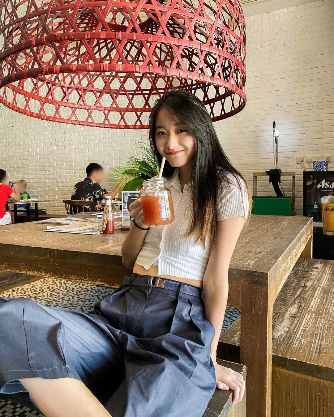  太易襯了吧！！
當小外套 or 上衣均可...