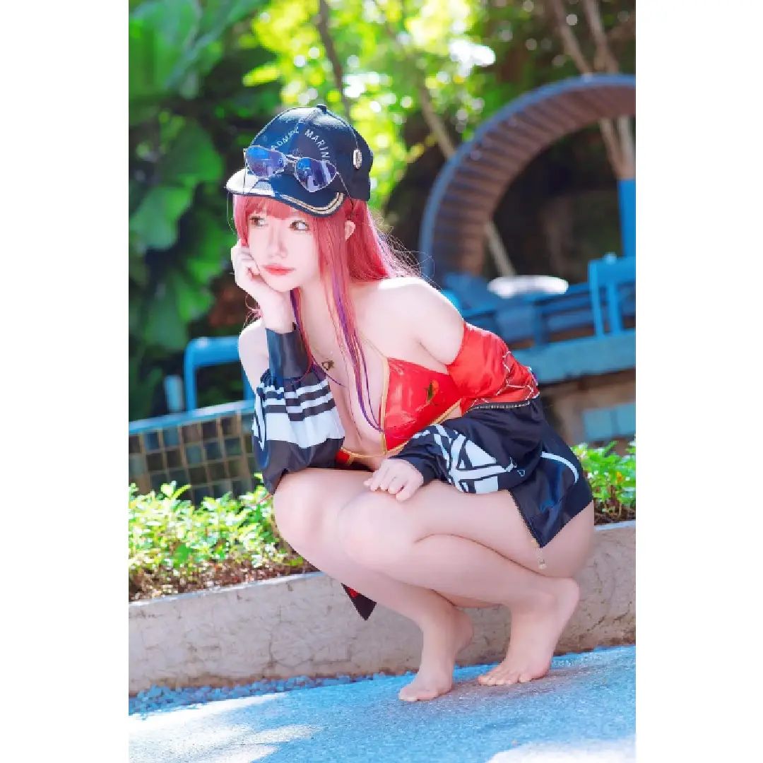 #Original #cosplay #houshoumarine #virtualyoutuber...
