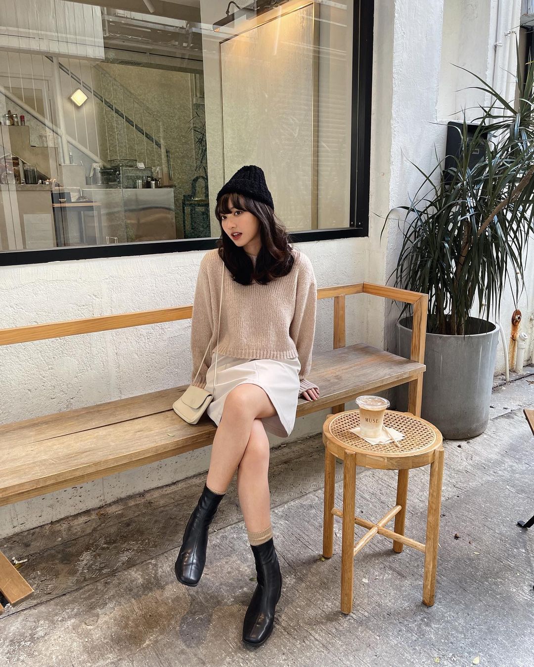  長度最理想的Crop Top版型ᐠ ♡ ᐟ
剛剛...
