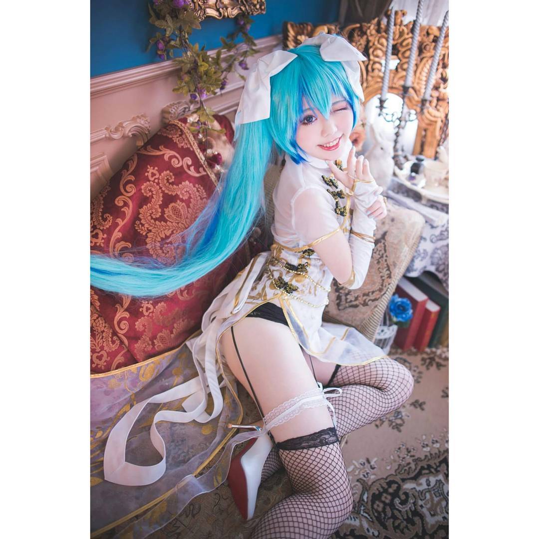  #vocaloid #cosplay #hatsune #miku #chinadress #che...