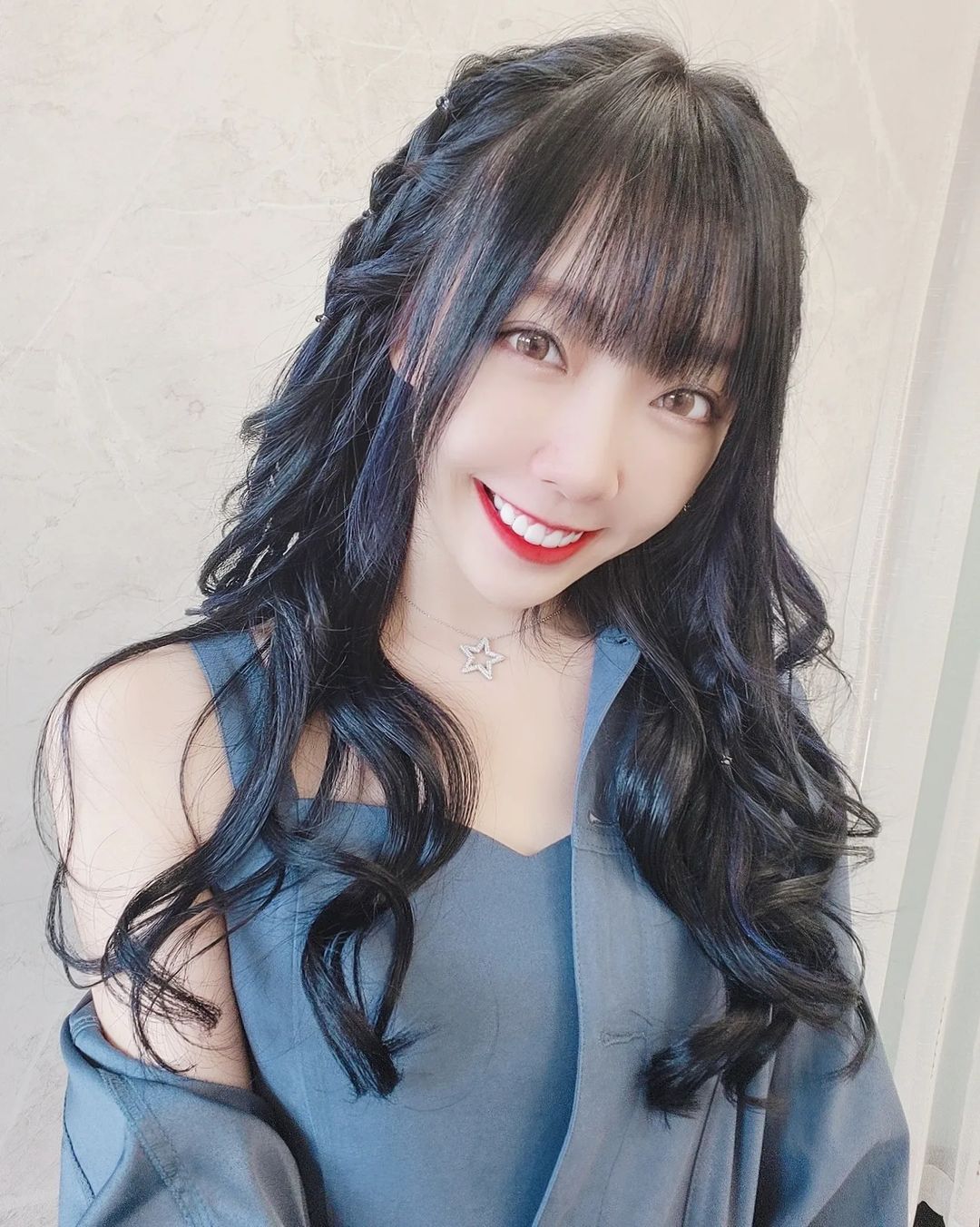  感謝Rita給我的夢幻藍紫色❤☺