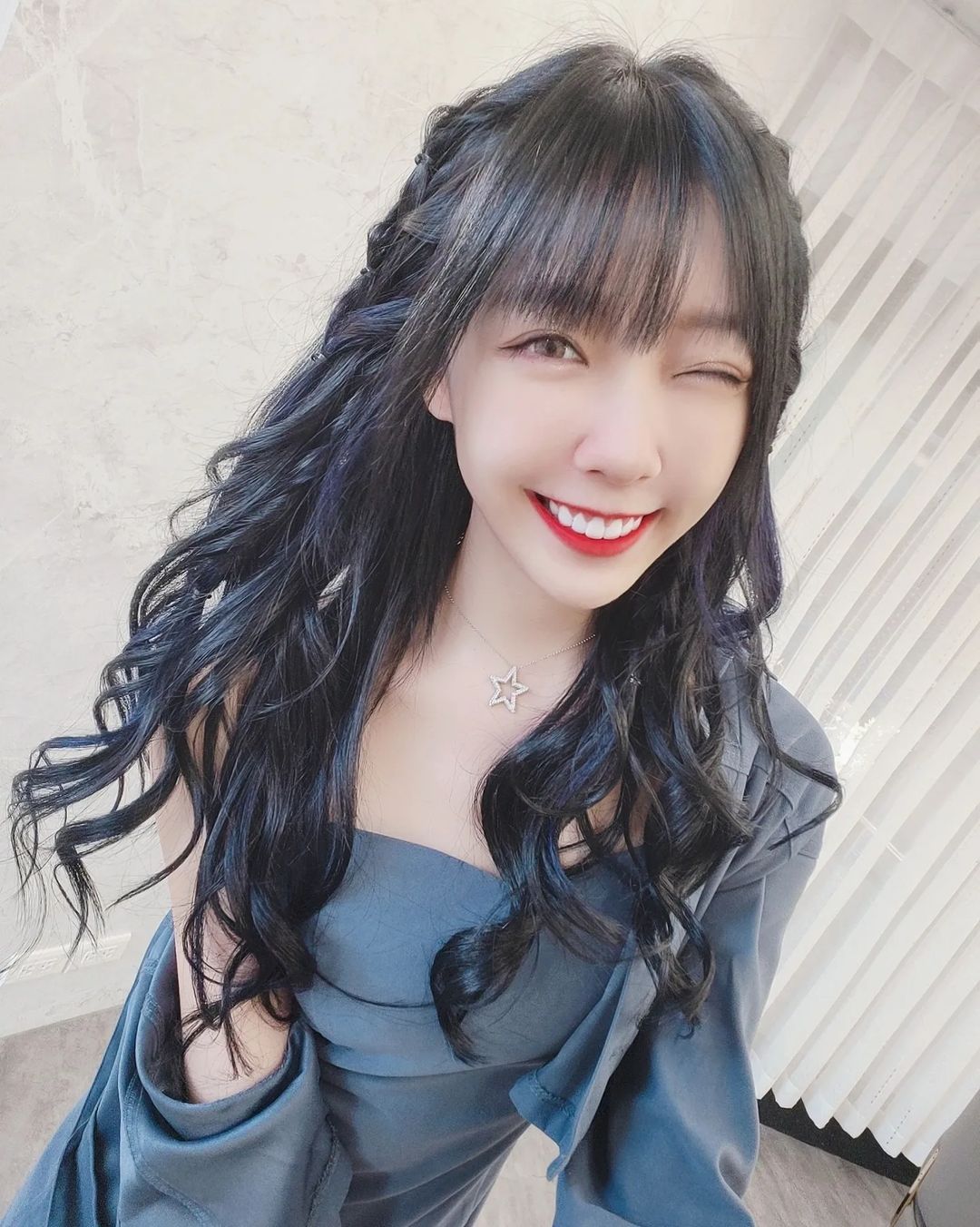  感謝Rita給我的夢幻藍紫色❤☺