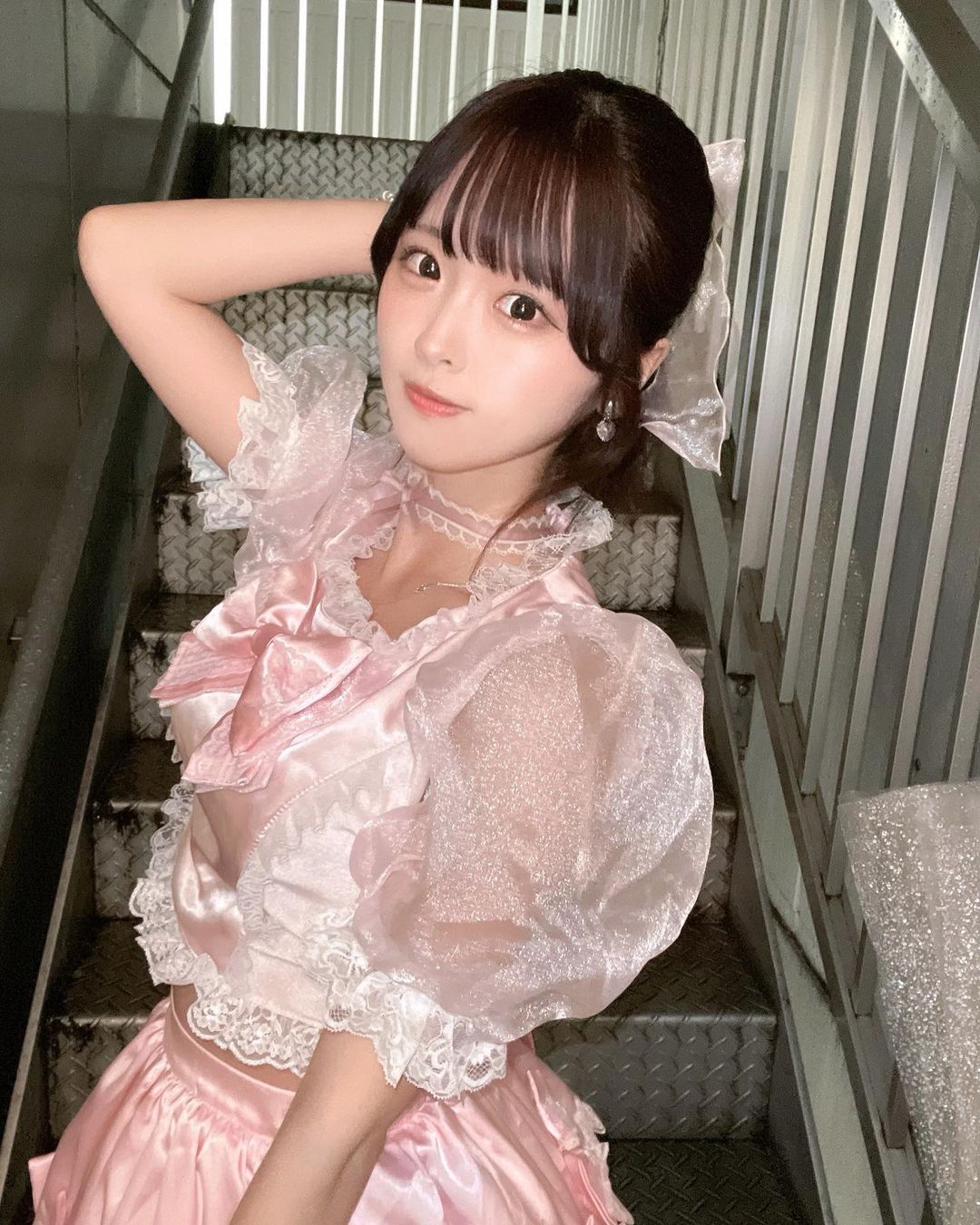  やっとポニテできる長さになった^^