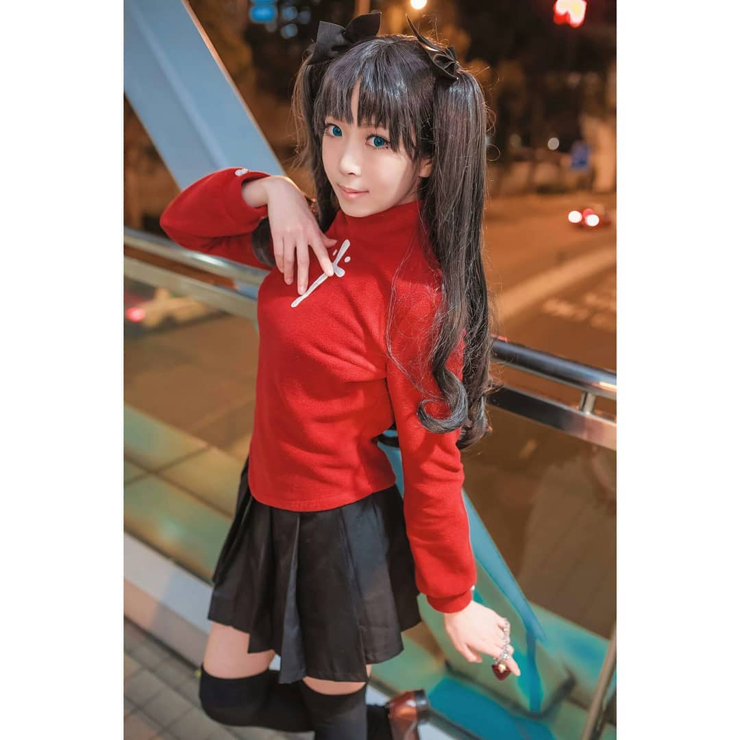  #Anime #cosplay #fate #fatestaynight #rin #tohsaka...