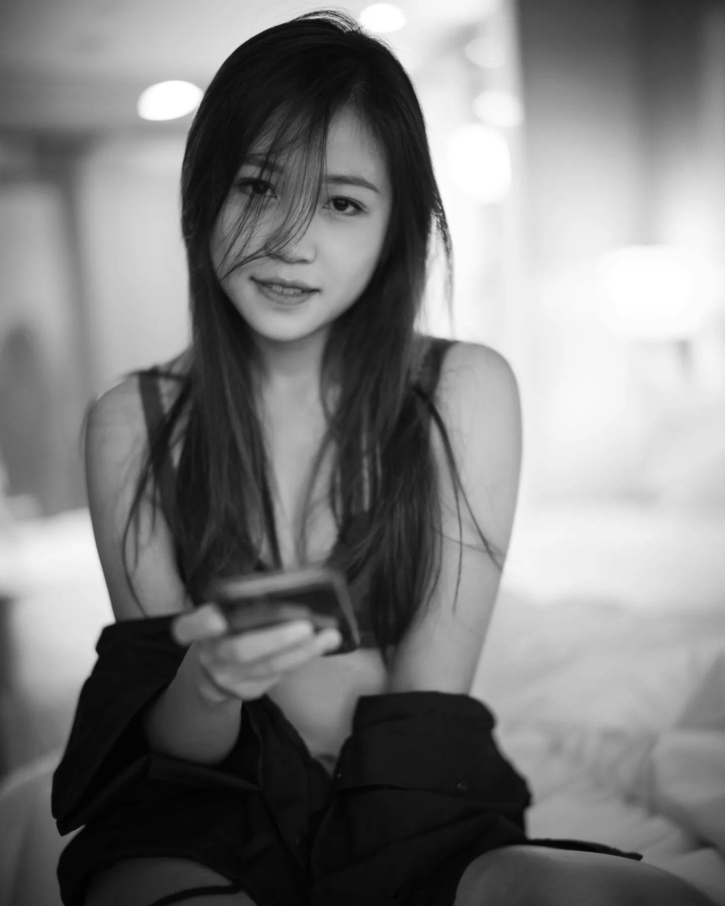  【 黑與白的平衡線 】
〖 素人写真 〗...