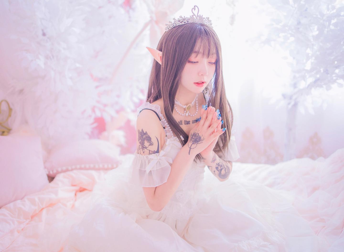  你的秘密會是love me嗎？
#黑長直 #精靈...