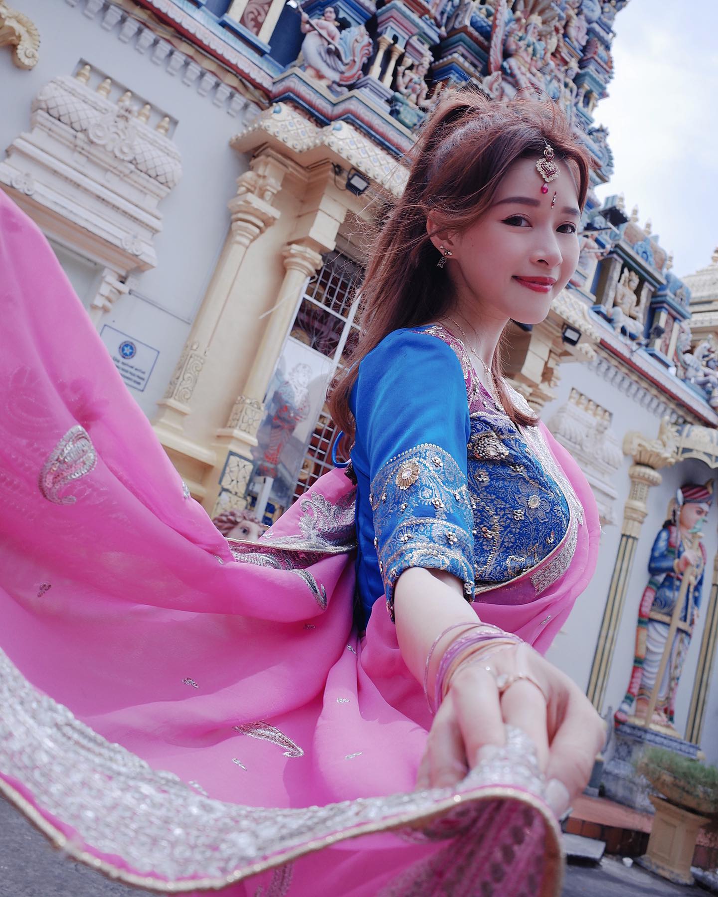  #नमस्ते #namaste 
第一次著印度�...