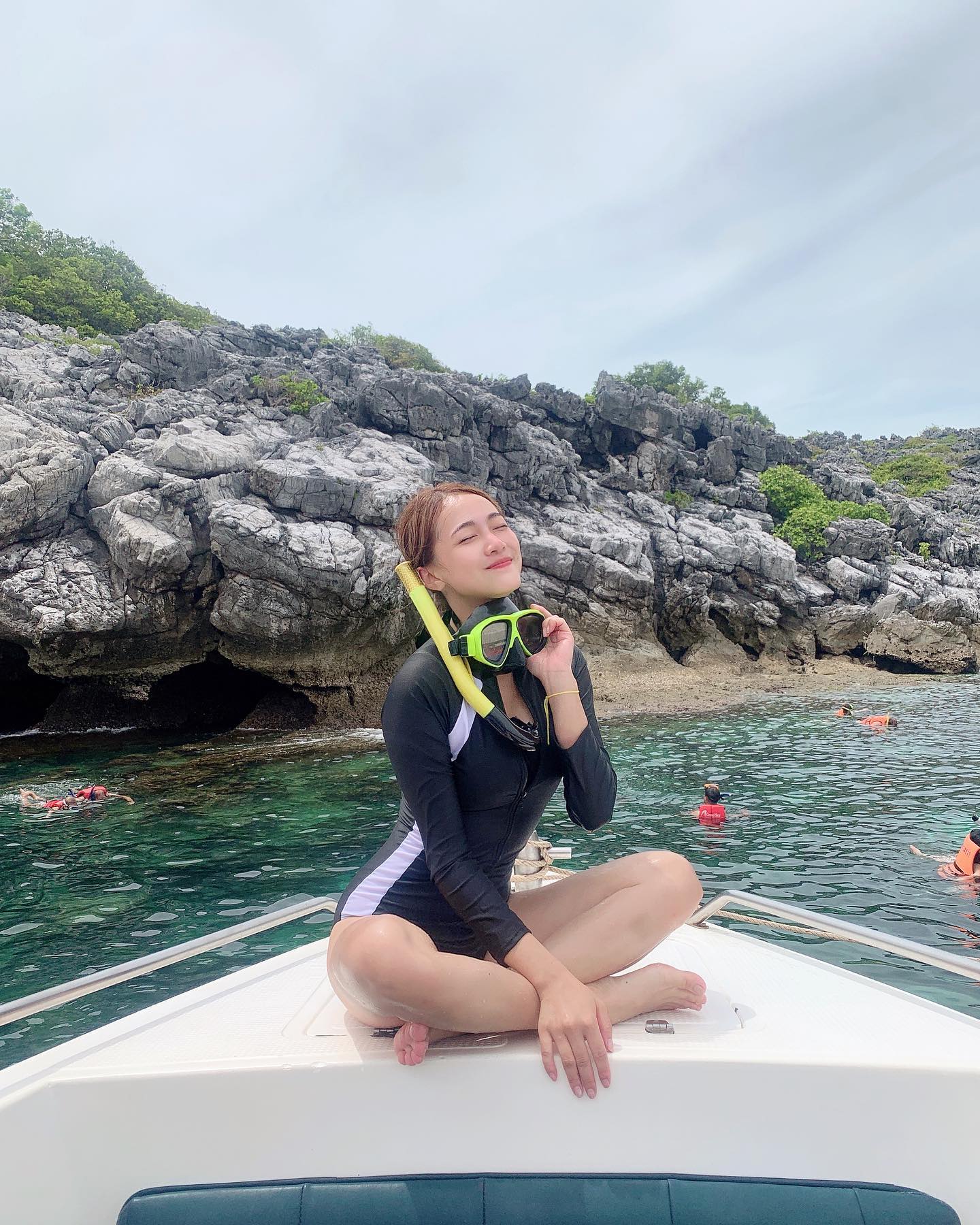  First time to try snorkelling 