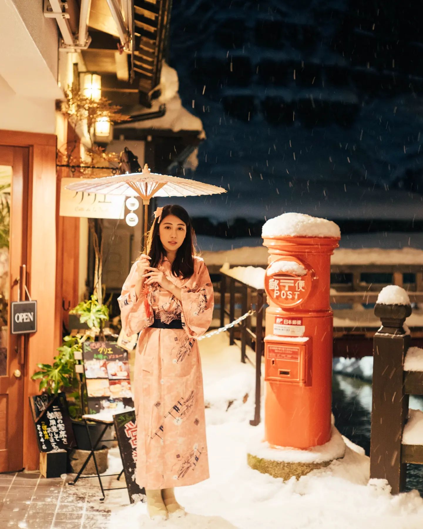  那時拍攝《雪國物語》系列，
北海道�...