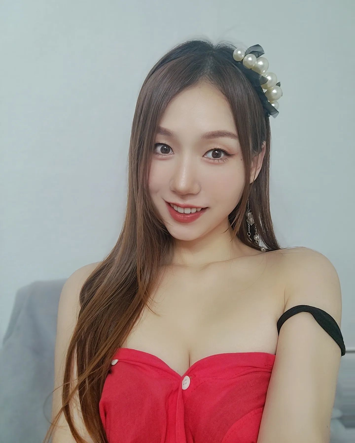  오랜만에 화장하고 셀카