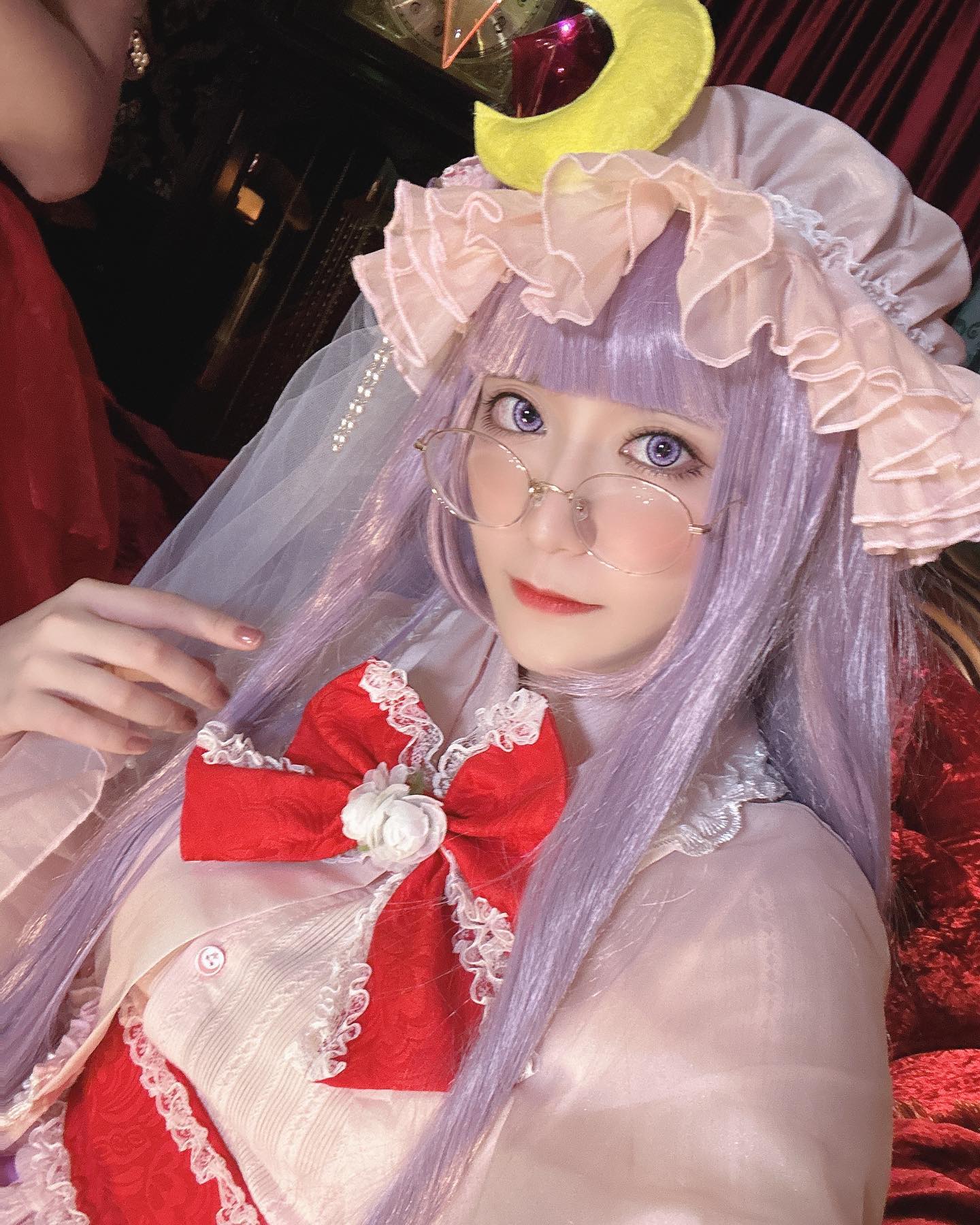  cos 東方這麼多年第一次cos帕秋莉⭐️