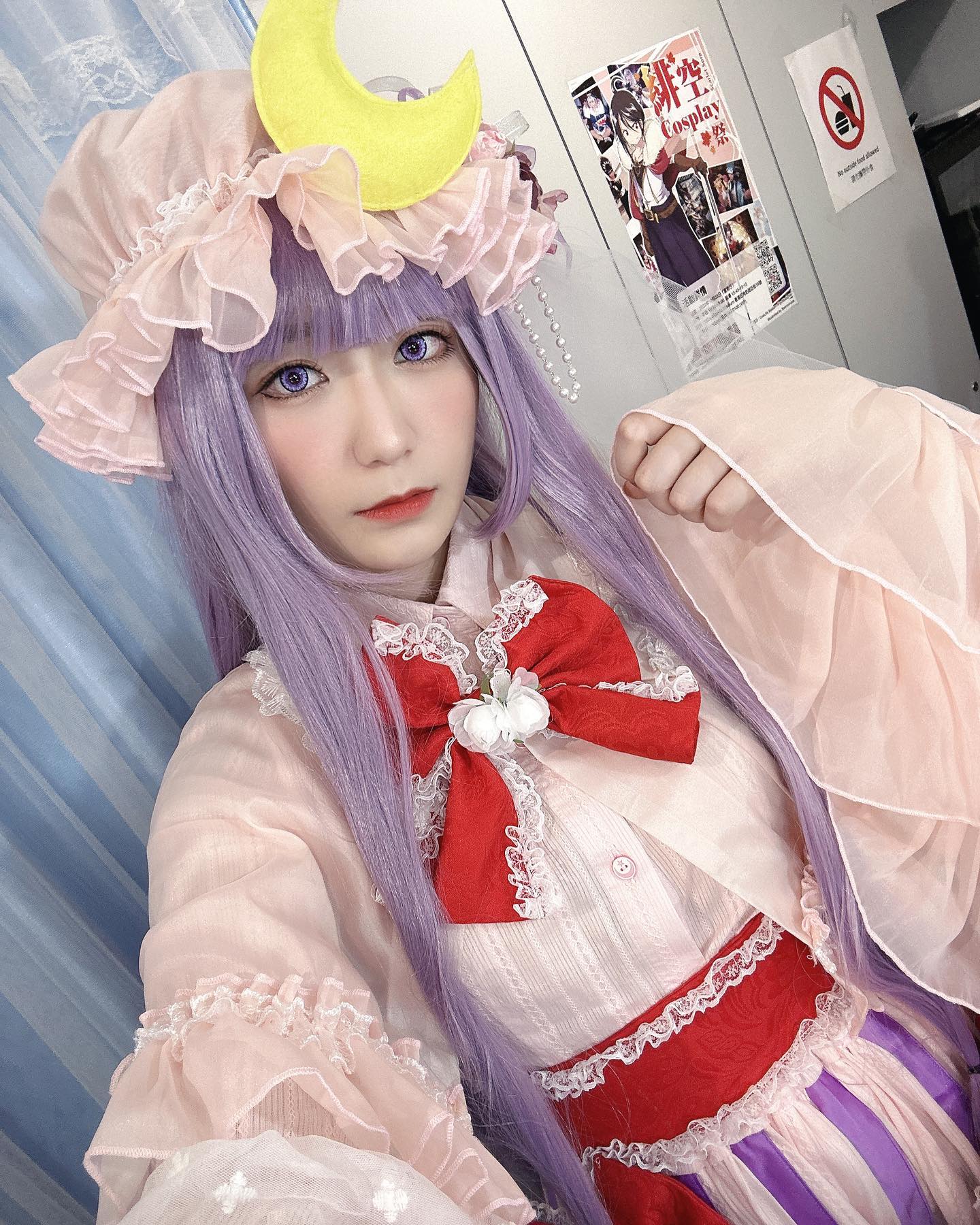  cos 東方這麼多年第一次cos帕秋莉⭐️