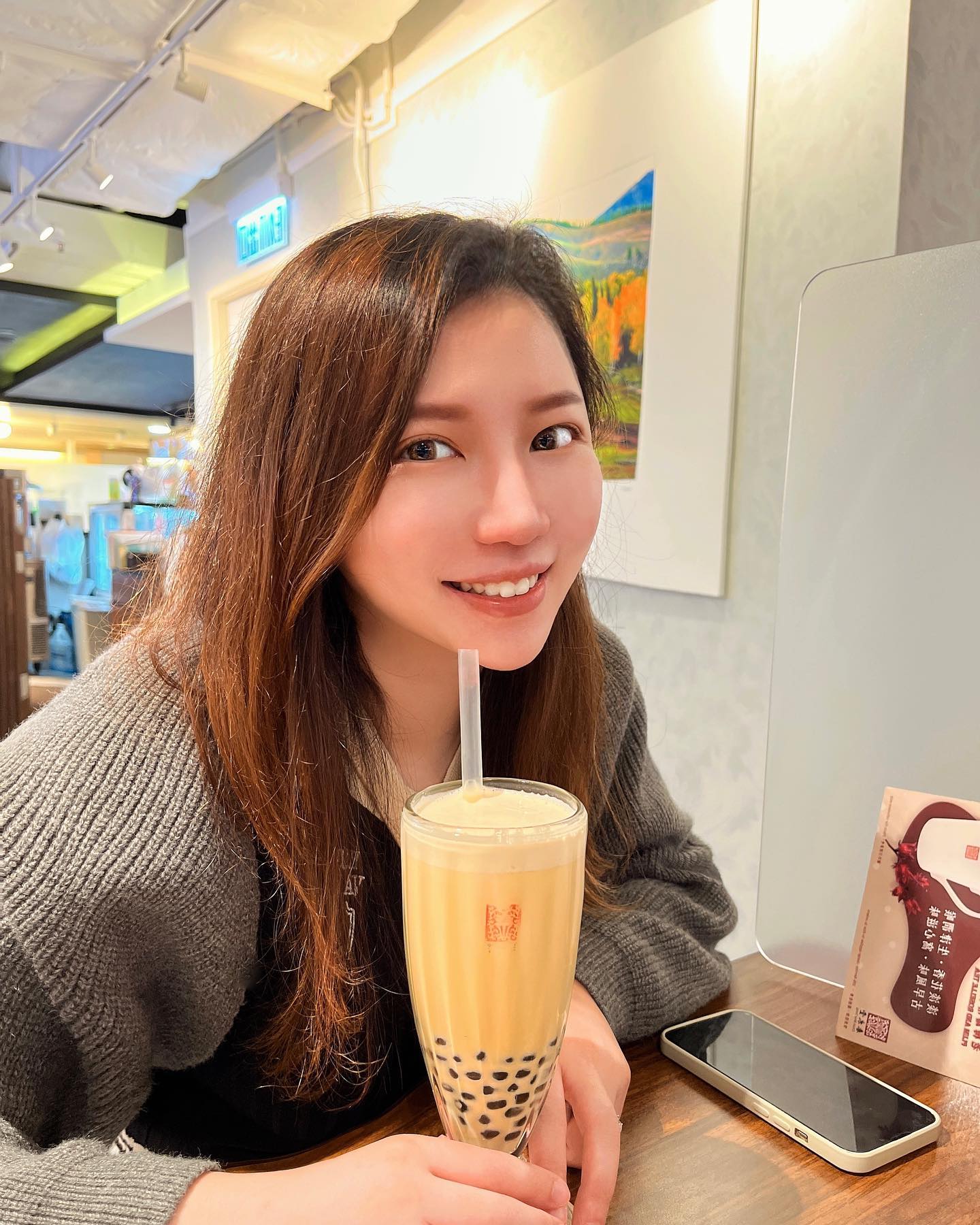  最鐘意就係飲珍奶✌