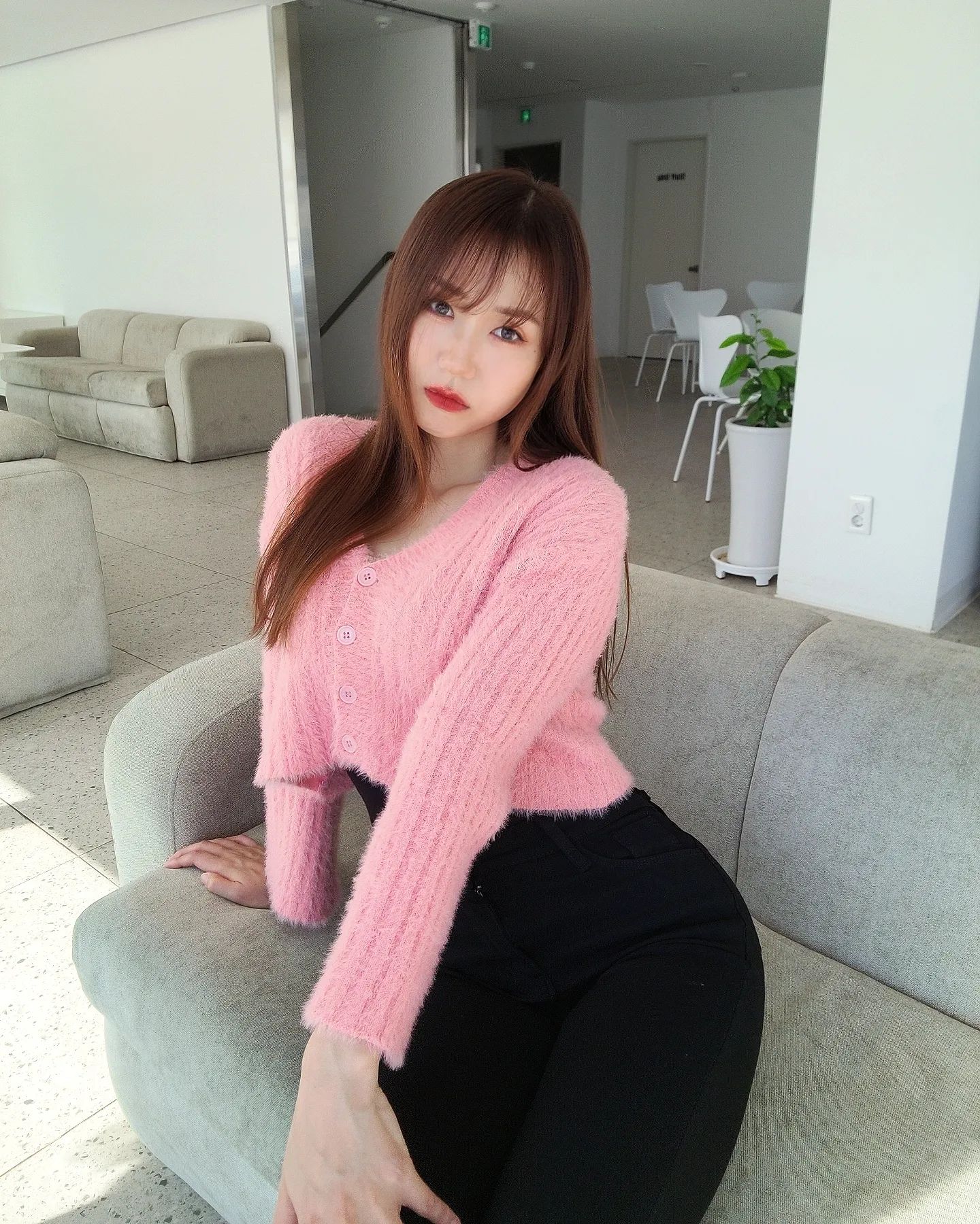  핑크 좋아하는 편 