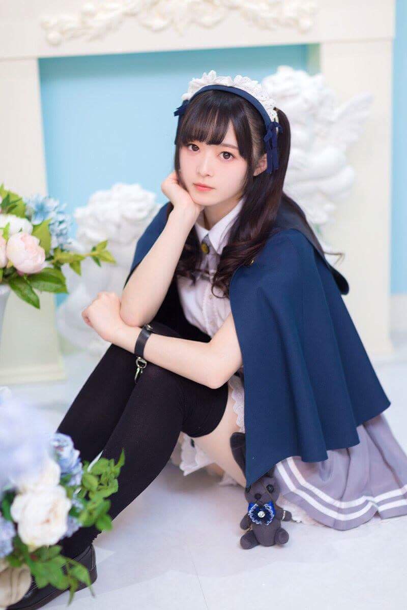  迷你裙 x 絕對領域  x 過膝襪晚上好:3!!...