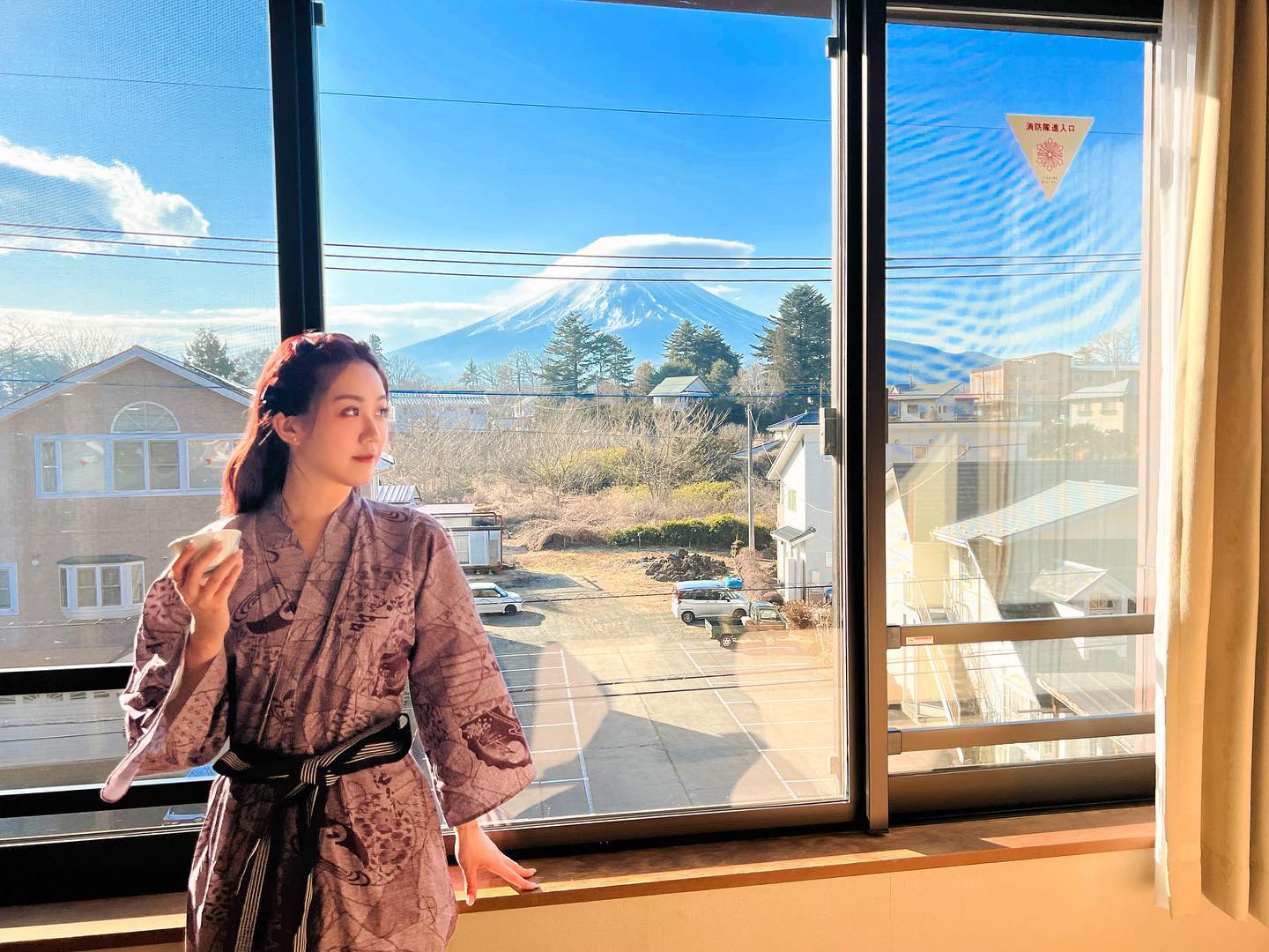  《斗笠富士》

很多人觀賞富士山，總...