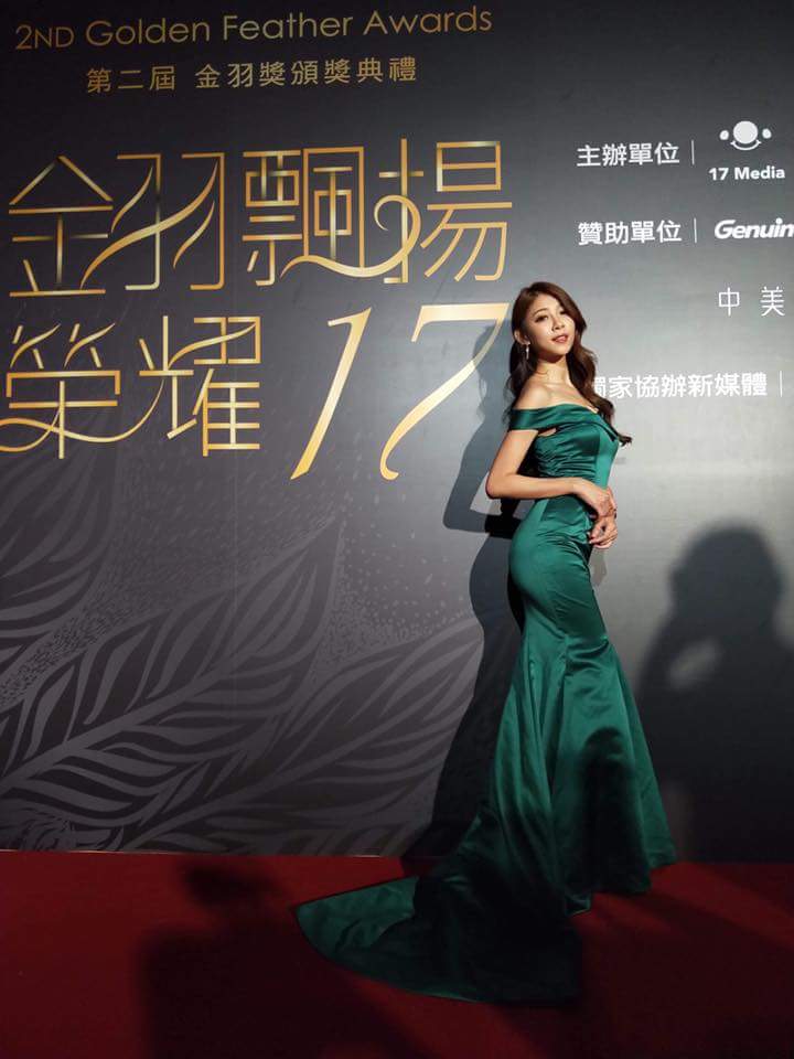  Vanessa小紫/臺中新秘小紫在金羽獎頒獎...