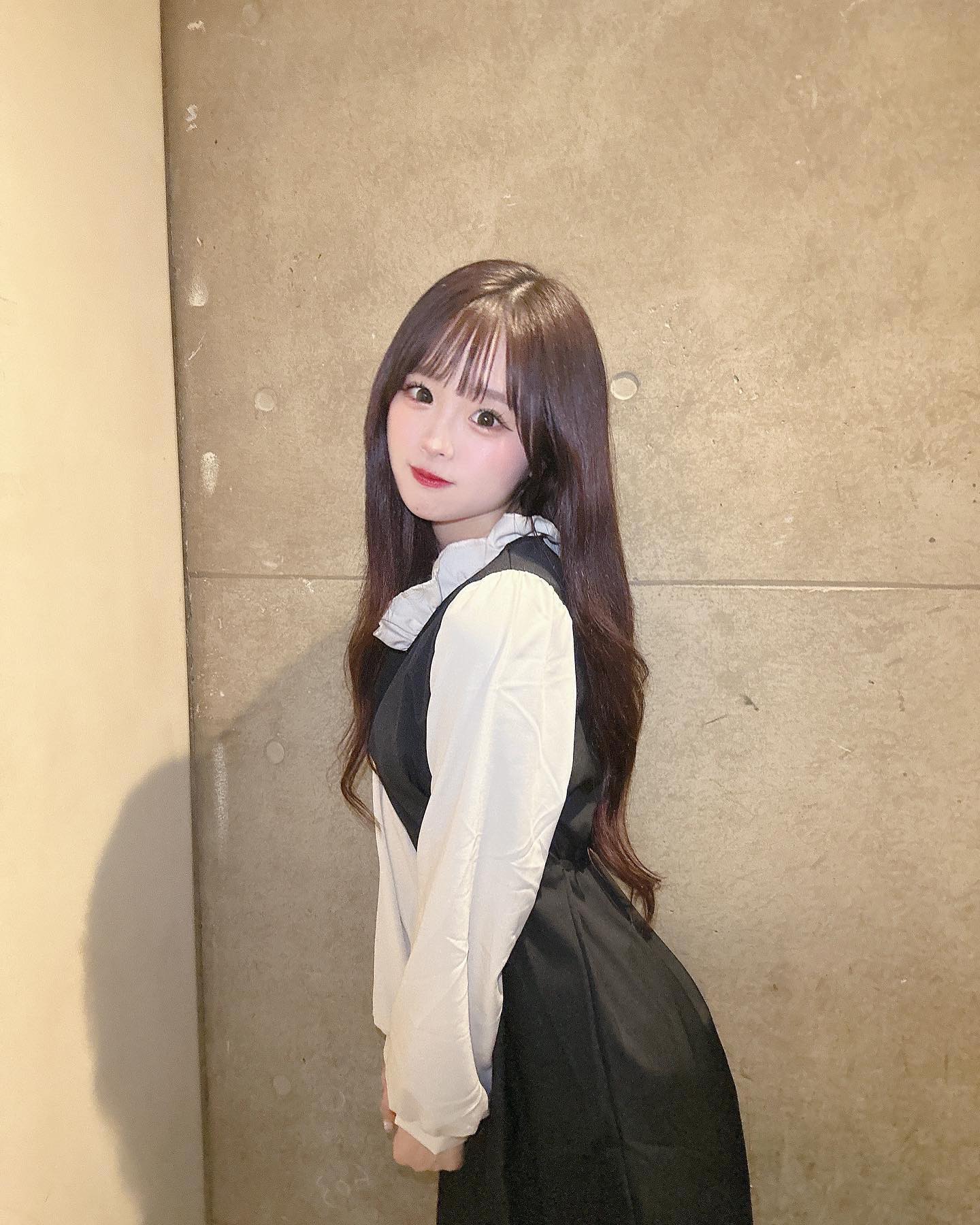  首元がとってもかわいいワンピース�...