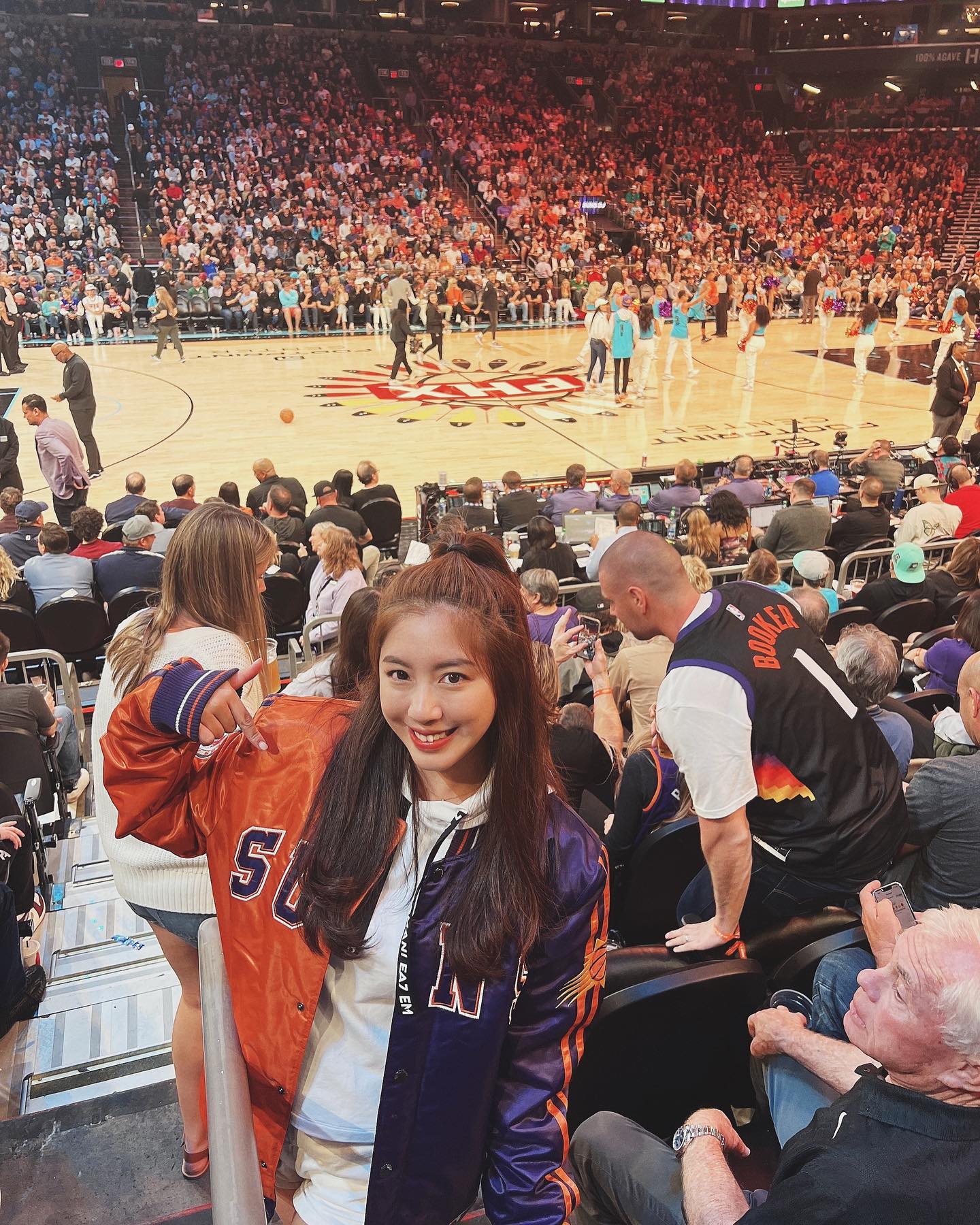  紀錄人生第一次進場看NBA！
台灣球迷�...