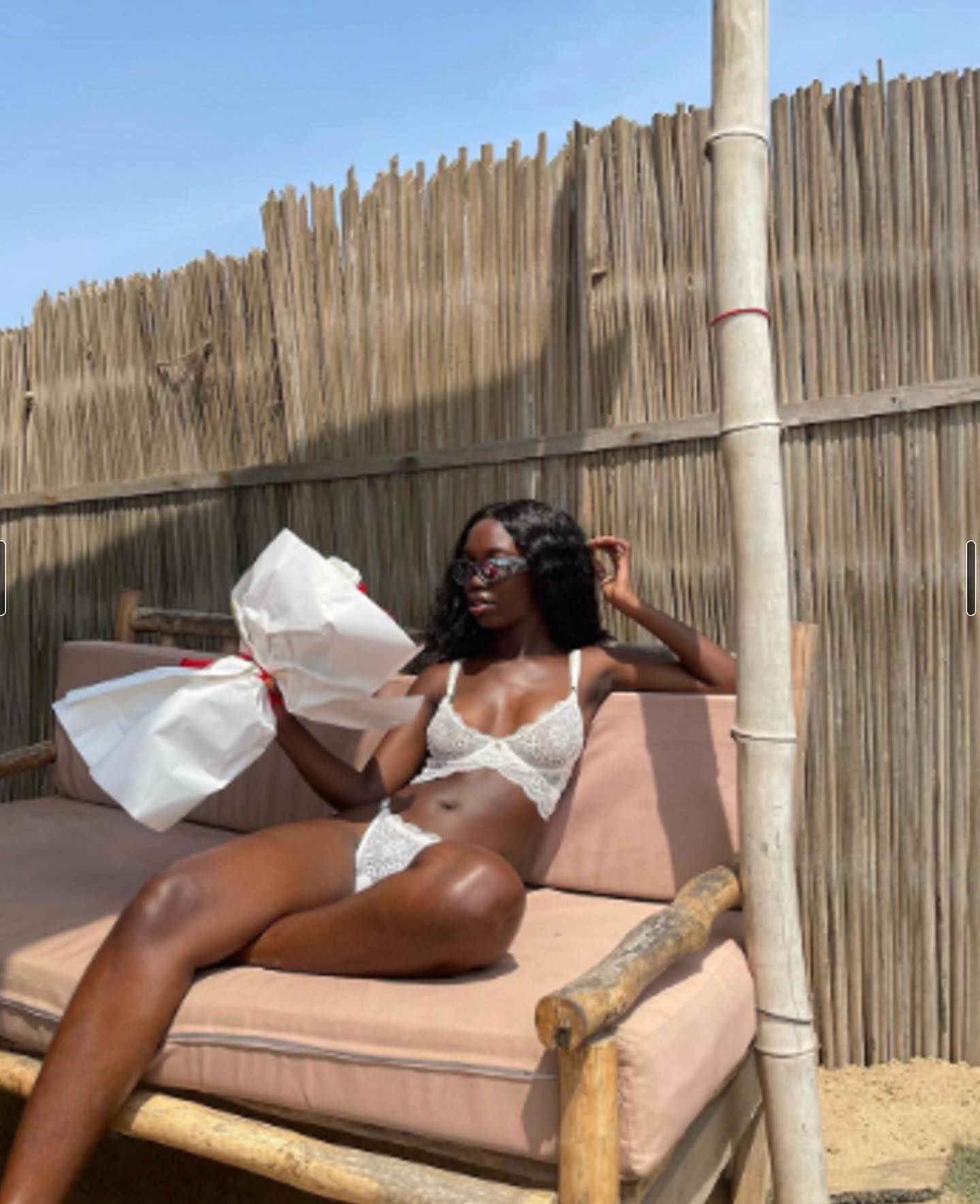  Who said white intimates couldn’t bring spice..
...
