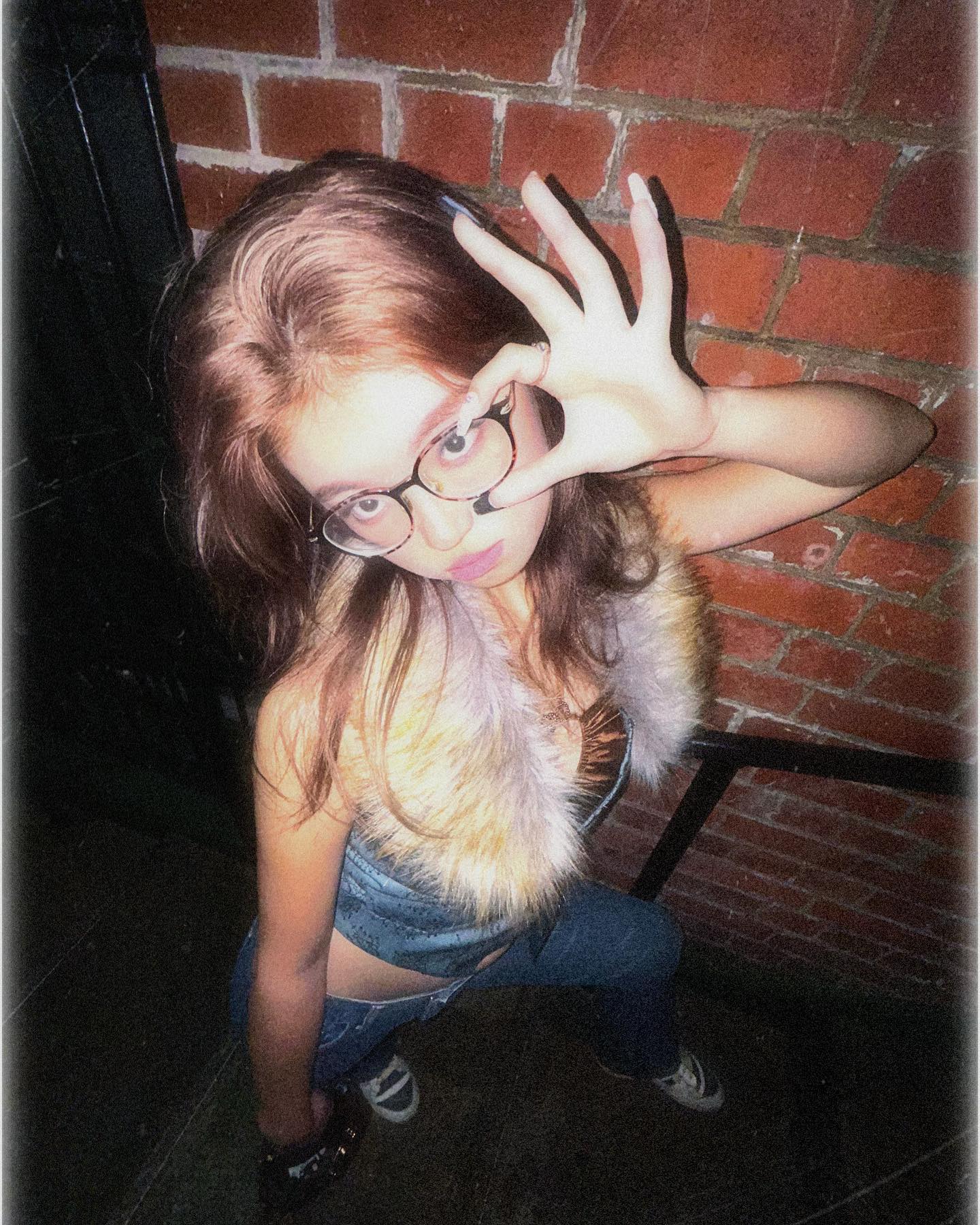  Posing with my broken nails
