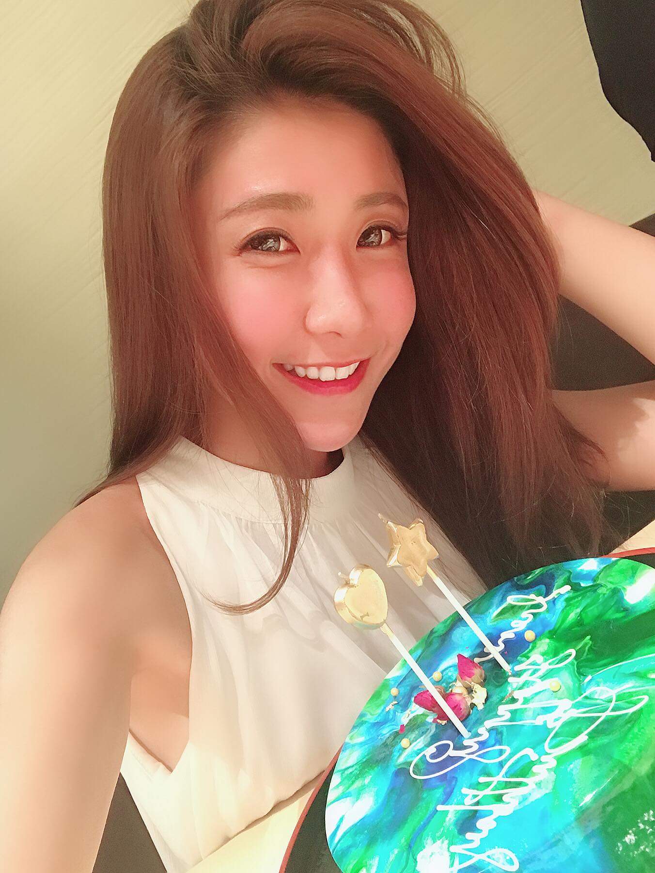  Irene 小頭超美生日蛋糕❤️