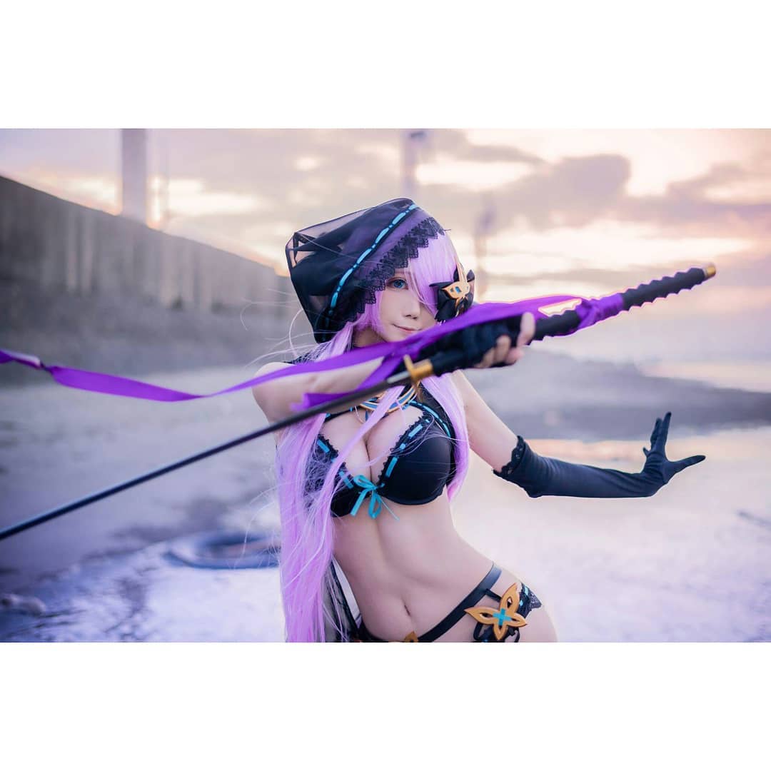  #Game #cosplay #granbluefantasy #narmaya #swimsuit...