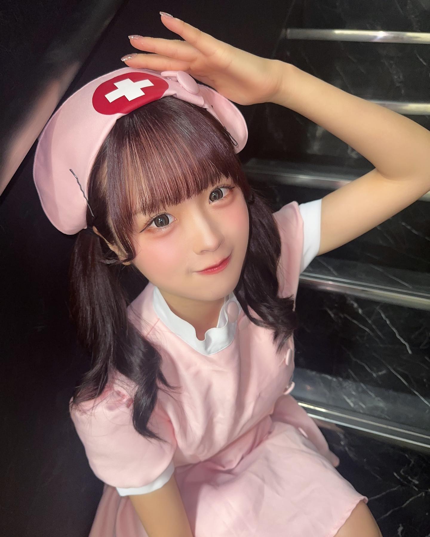  髪色かわいくなったナースさん