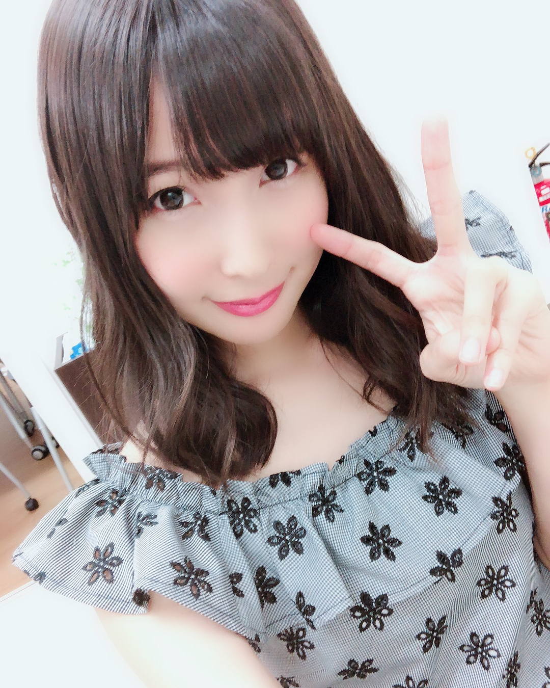  洋服着てるの珍しい