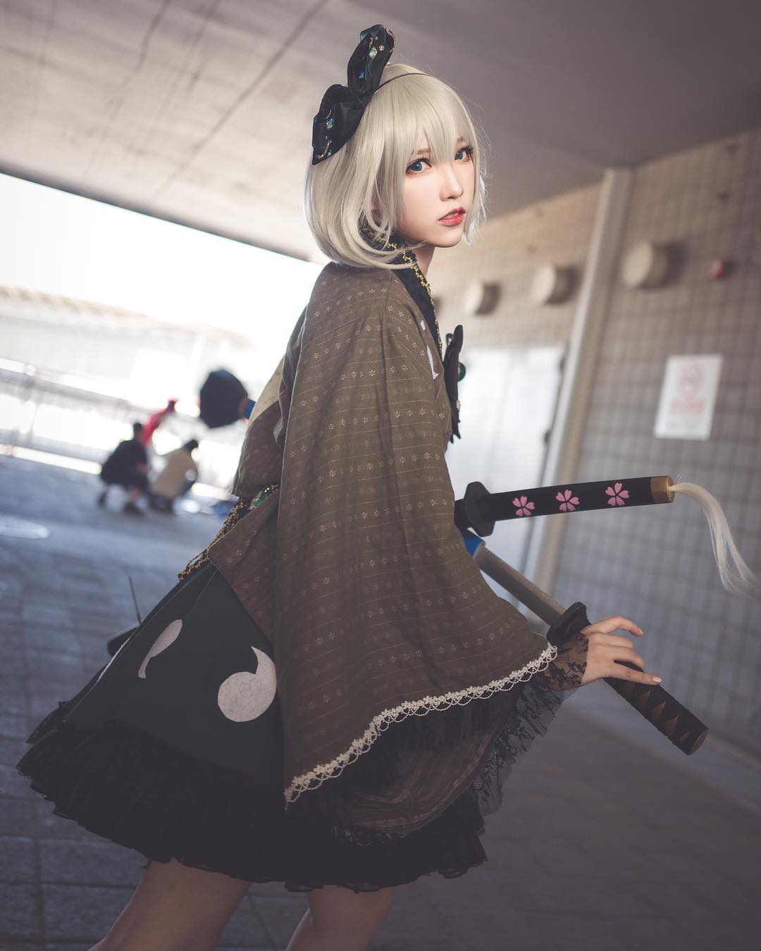  今日妖梦⚔️
#cosplay #touhouproject #youmu ...