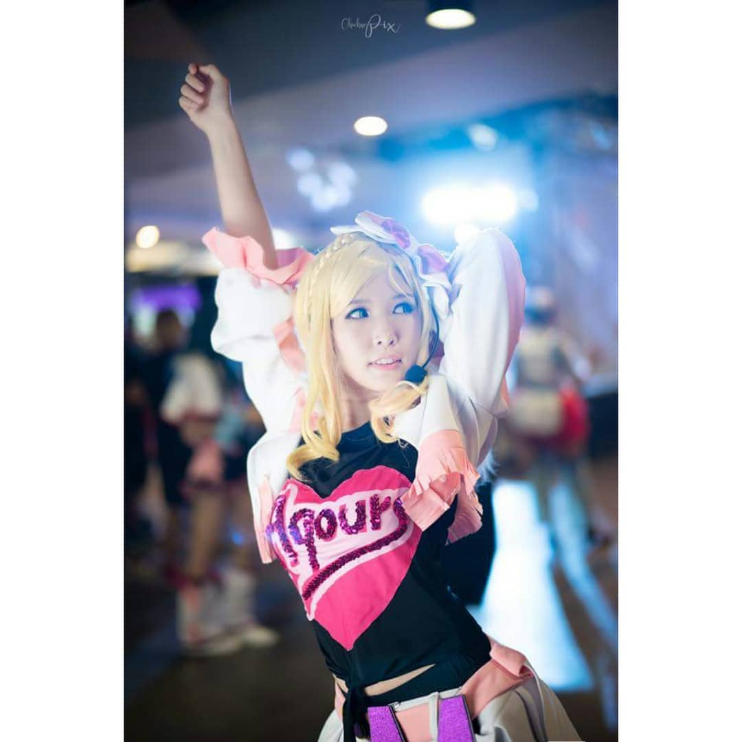 #Anime #cosplay #lovelivesunshine #mari #ohara 
CN...