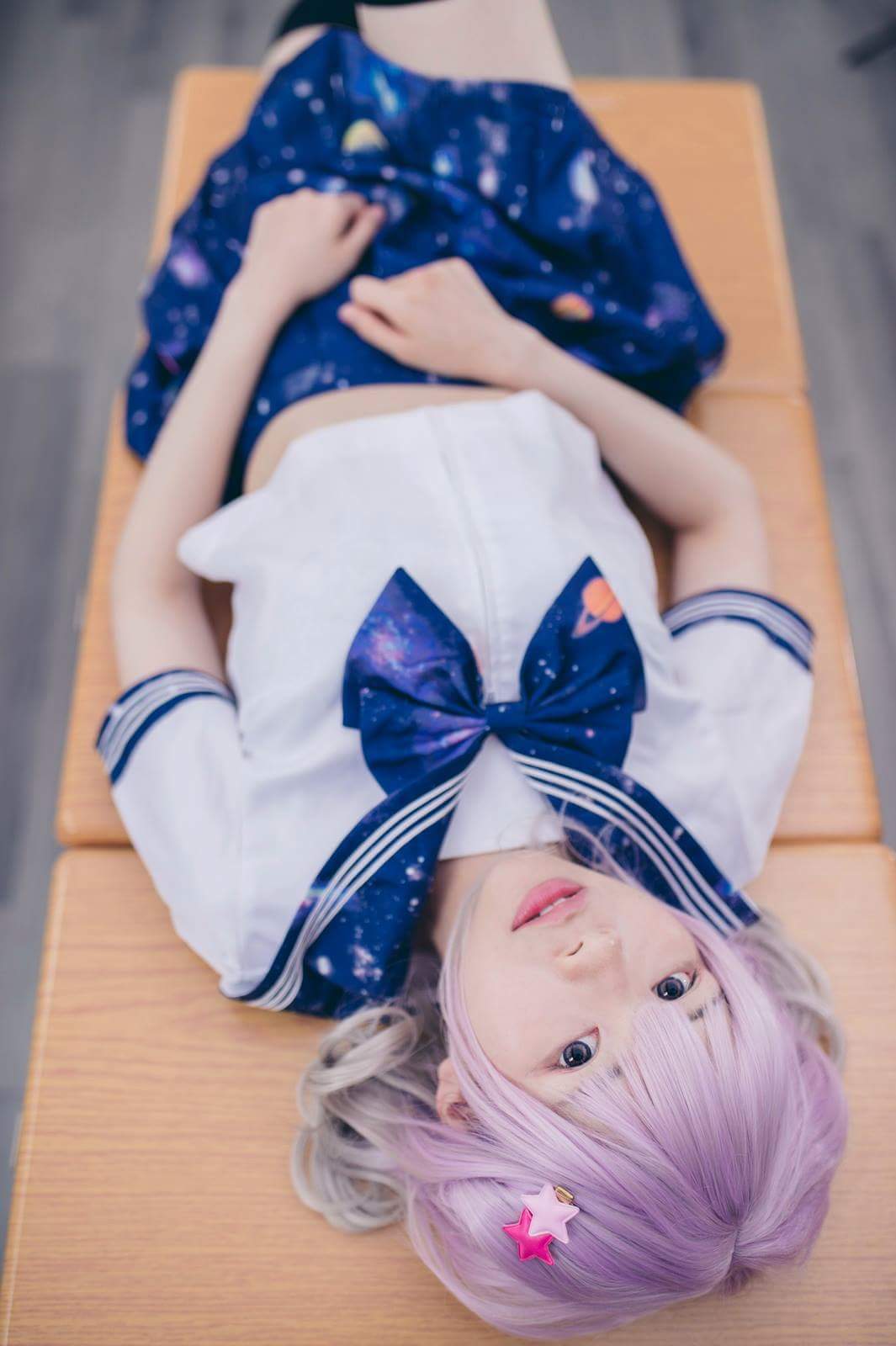  Aki 冰冷櫻桃星空水手服 Model / 一米六�...