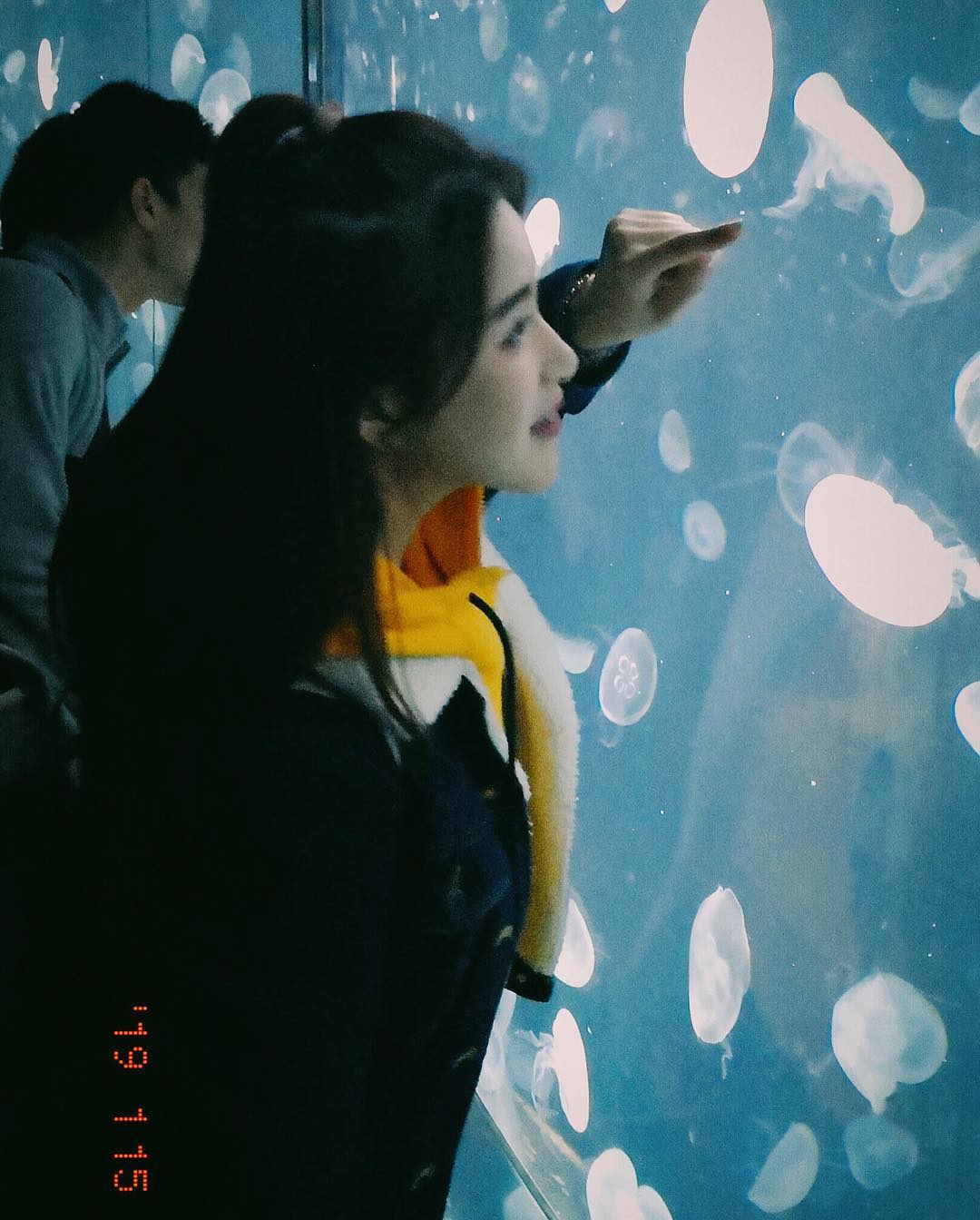  一張在展望台
一張在海游館
兩種不同...