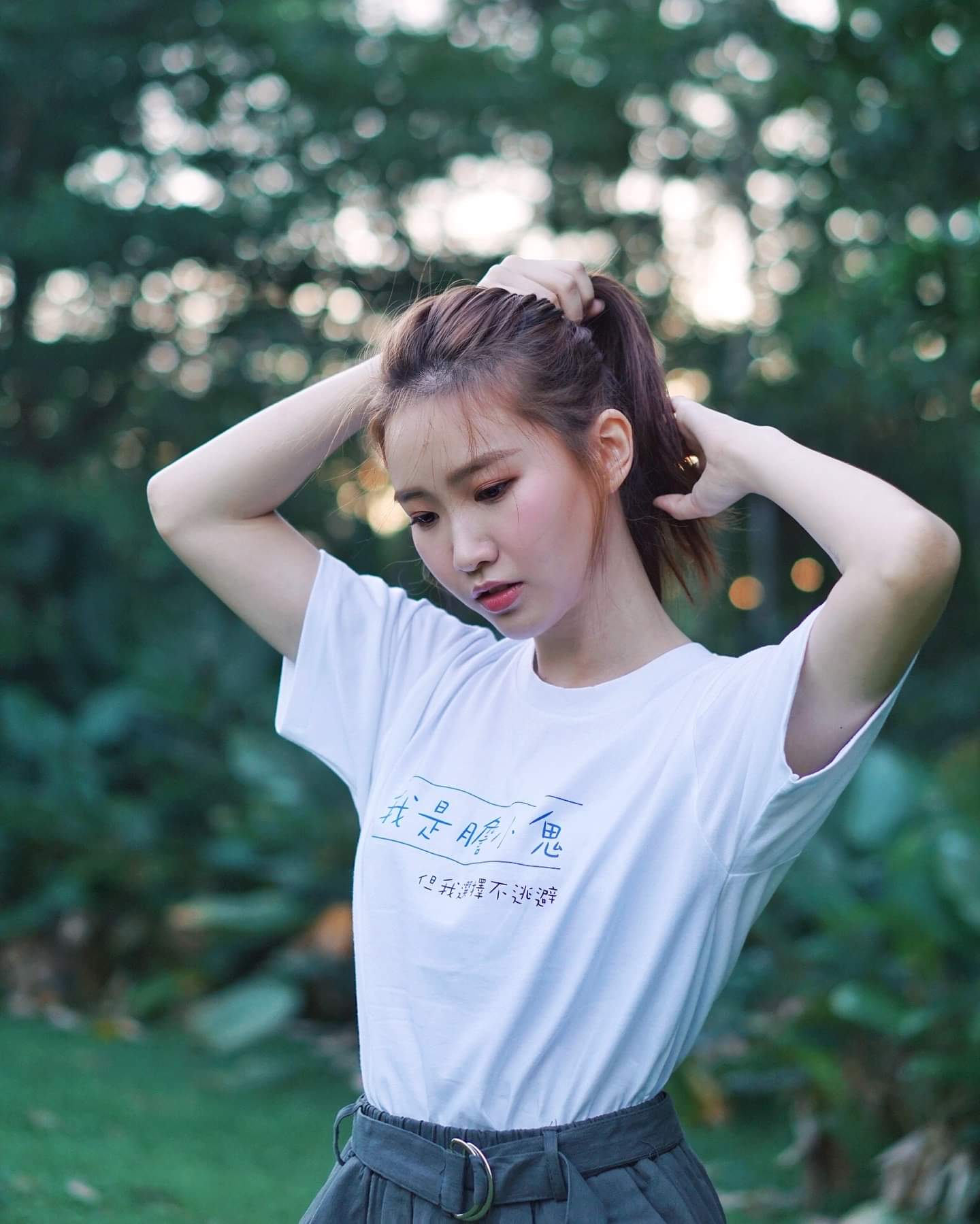  可晴KeQing聽說女生綁頭髮時很性感 到�...