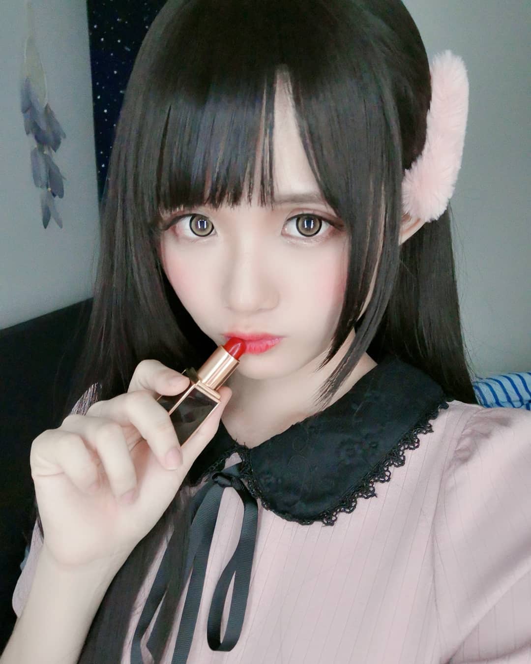  Cos 瓶兒的假髮直出私服感覺也不錯~ 黑長直果然有種魔力呀