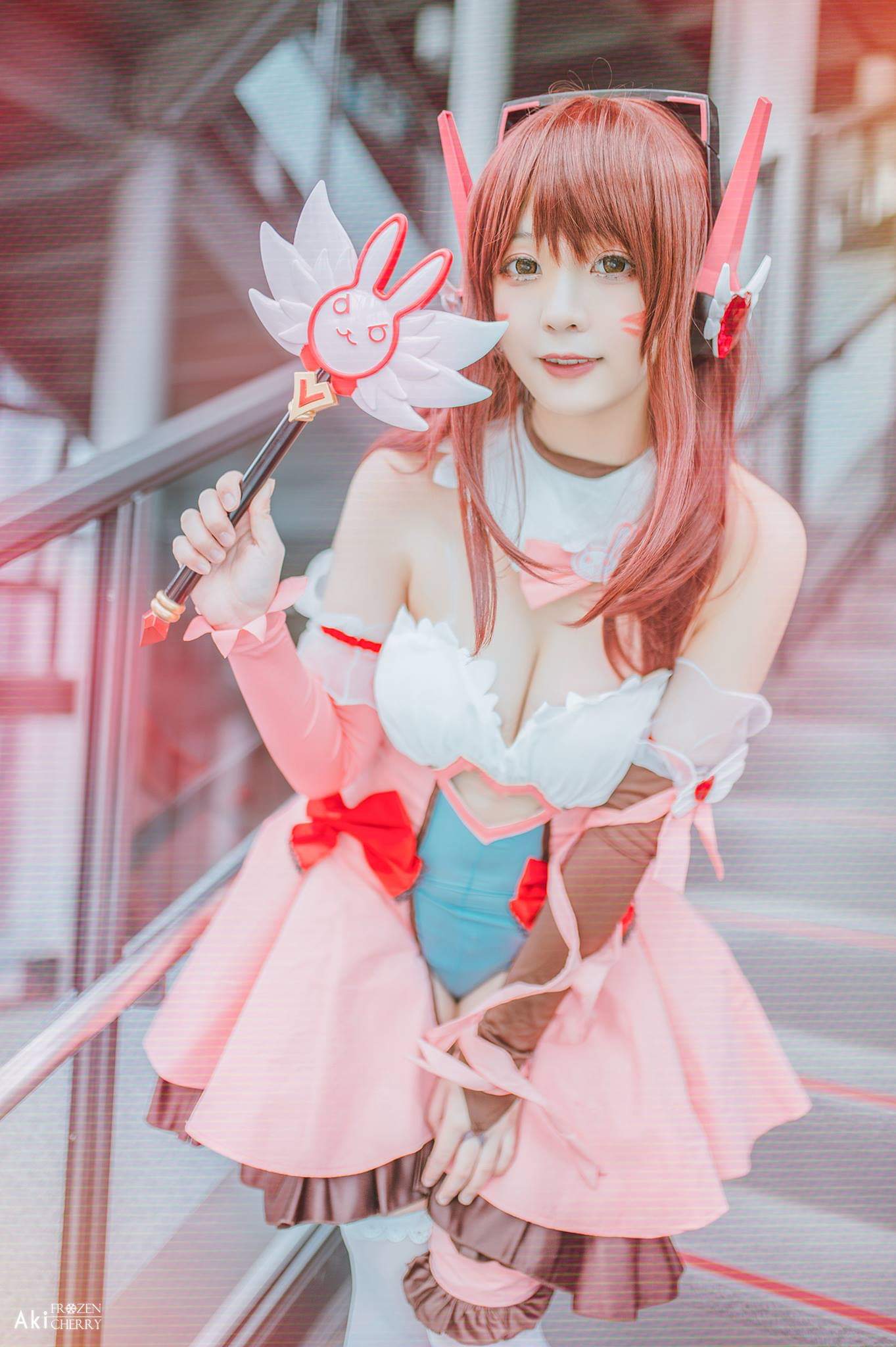  Aki 冰冷櫻桃Overwatch / D.Va 同人魔法少�...