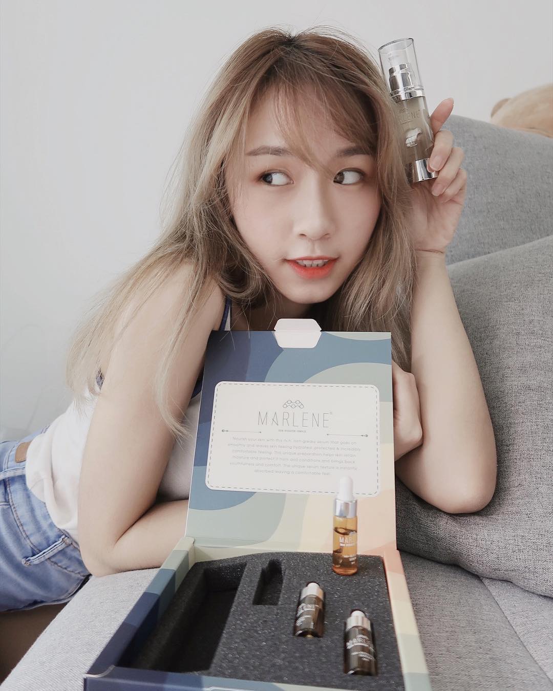  在我手上的是吸收能力超好的MARLENE Hyd...
