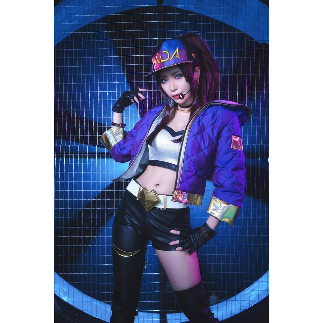  #Game #cosplay #leagueoflegends #lol #akali #kdaak...