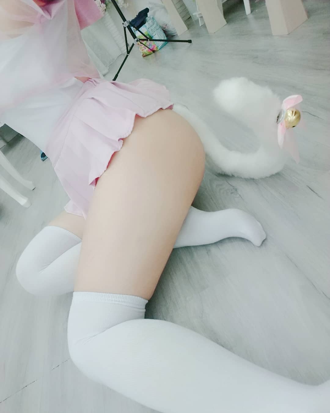  跳脫的貓尾巴
不能去抓哦！